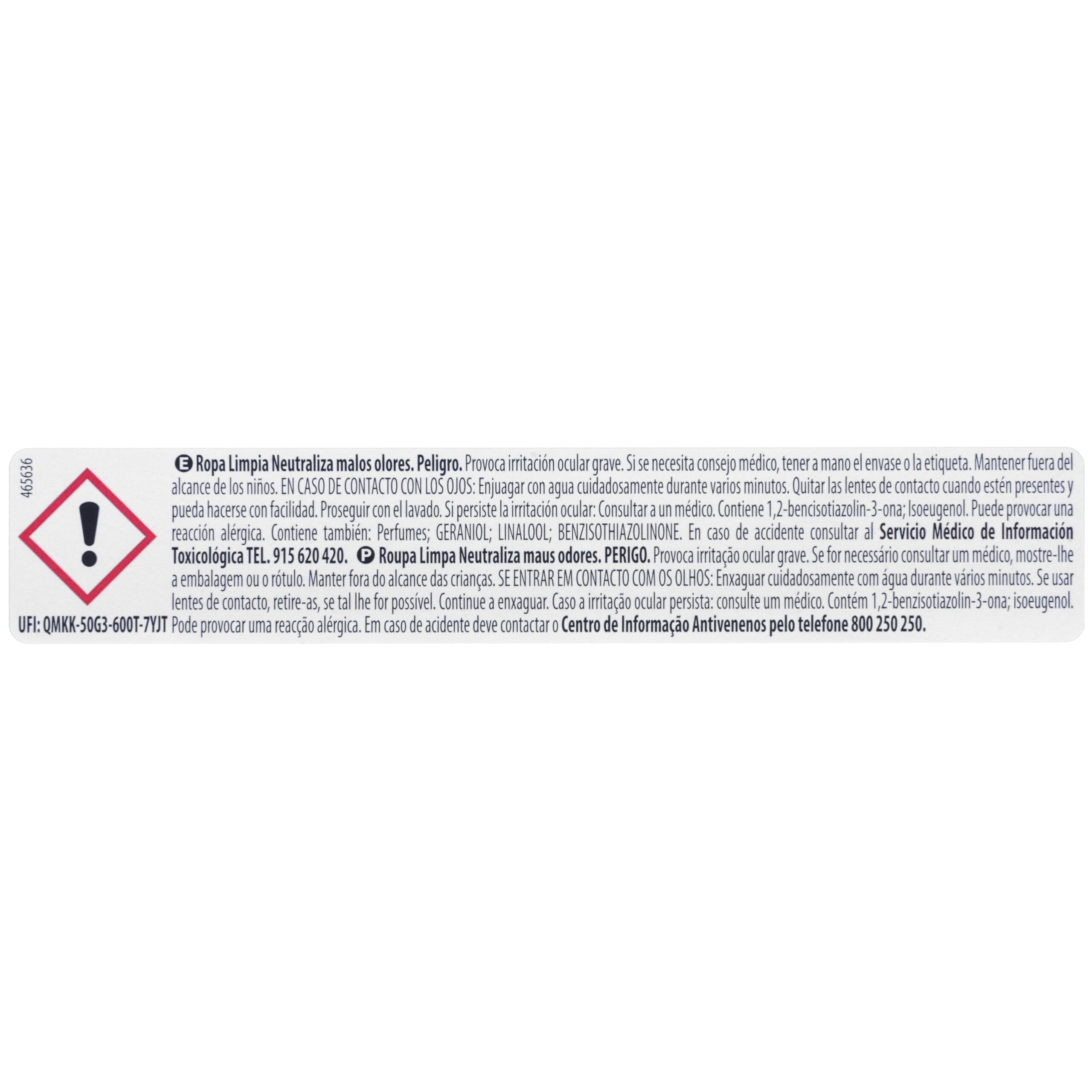 Etiqueta Absorbeolores Ropa Limpia Bosque Verde