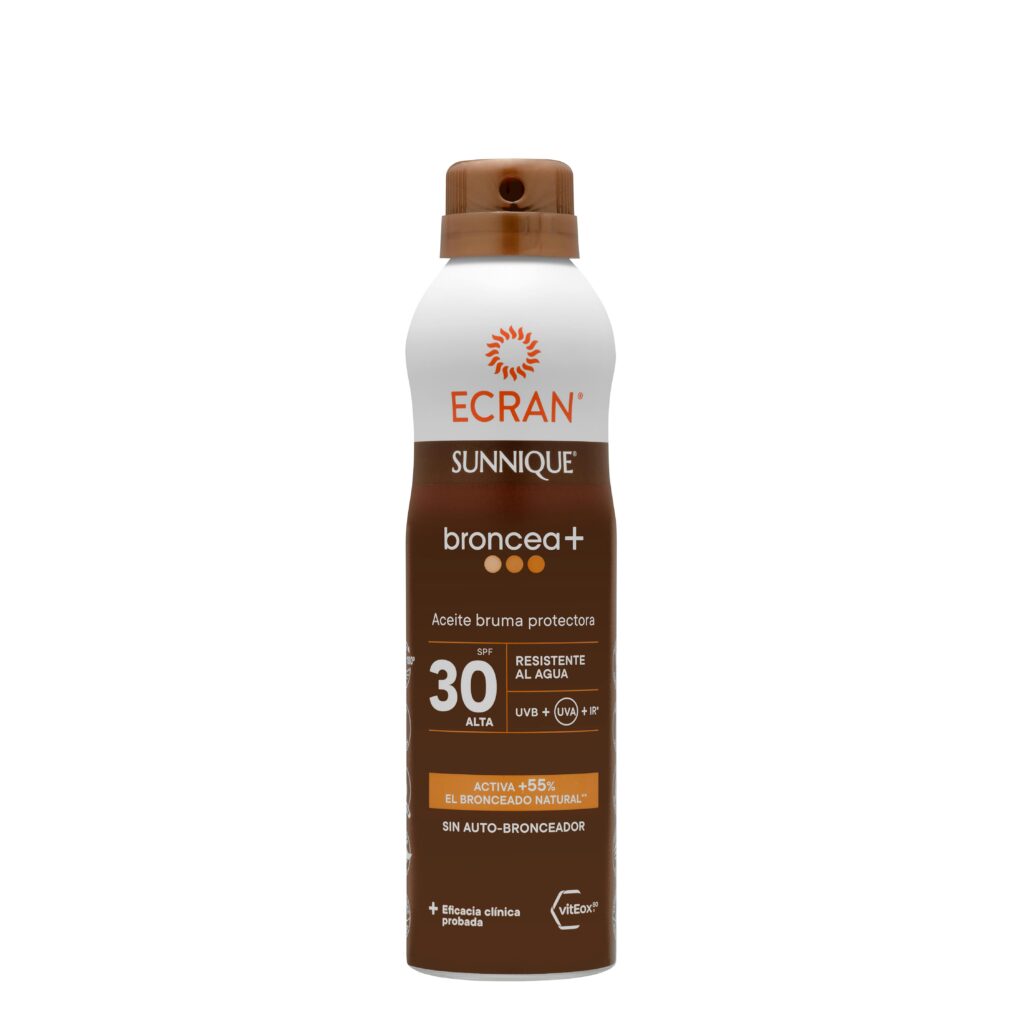 Aceite bruma protectora Sunnique Ecran FPS 30 resistente al agua