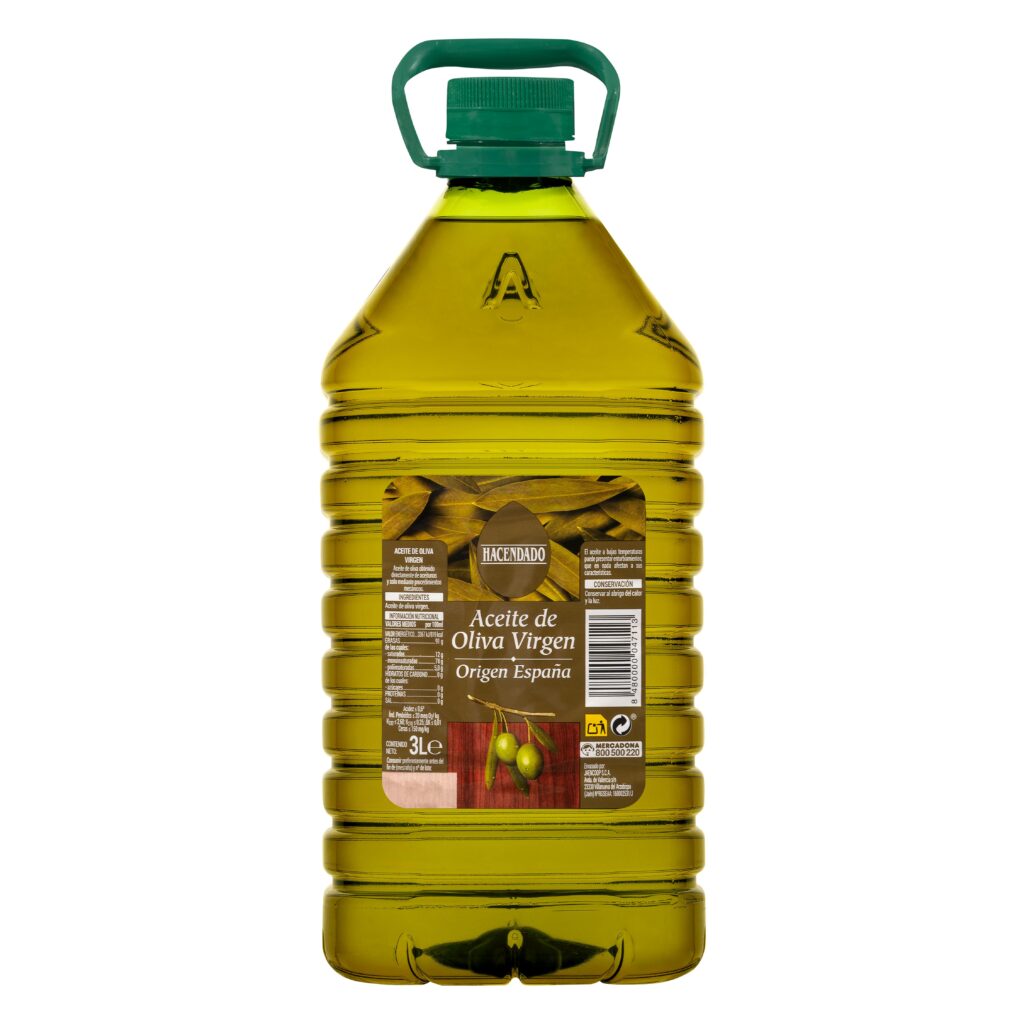 Aceite de oliva virgen Hacendado
