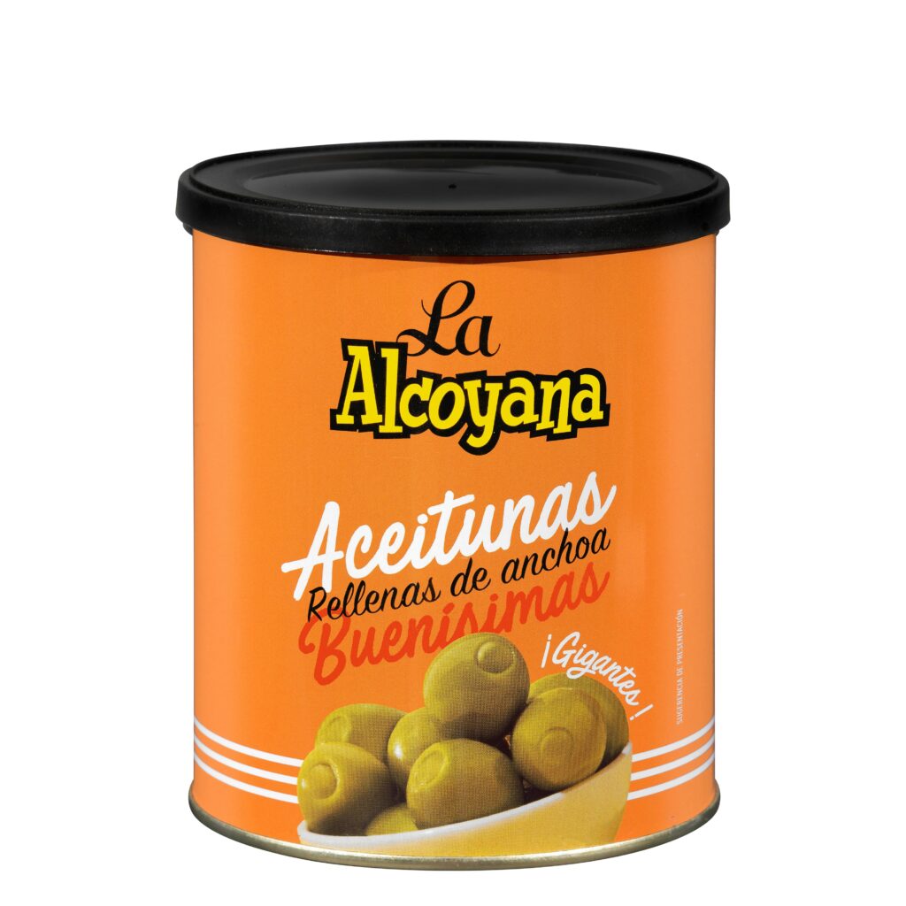 Aceitunas rellenas de anchoa La Alcoyana