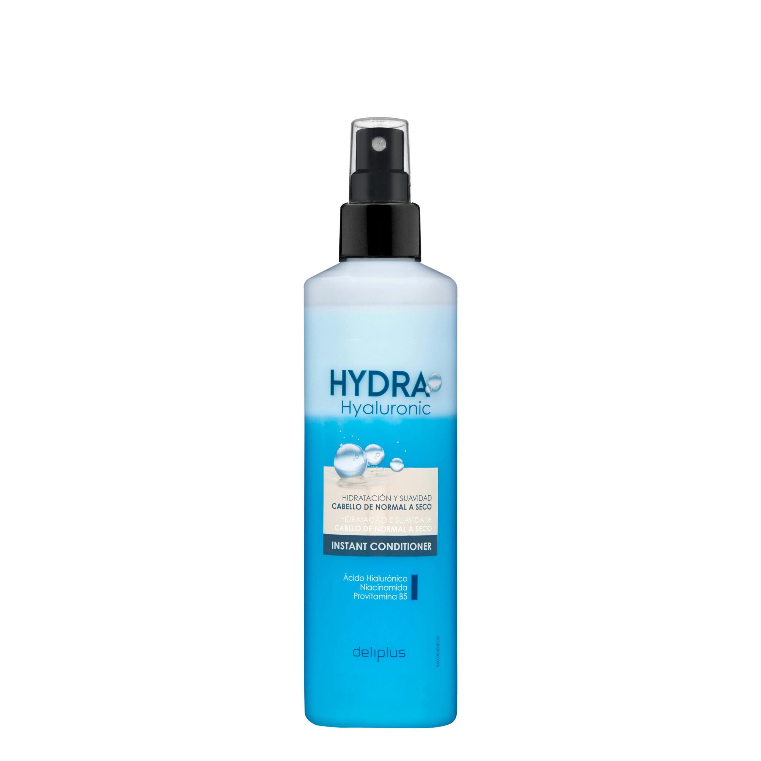 Acondicionador instantáneo Hydra hyaluronic Deliplus cabello de normal a seco con ácido hialurónico