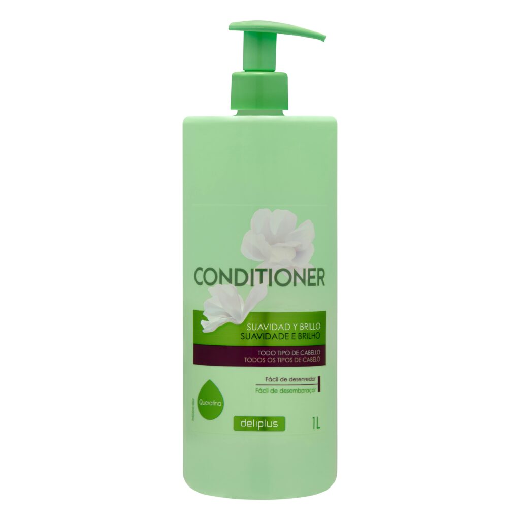 Acondicionador Suavidad y Brillo Deliplus todo tipo de cabello con queratina