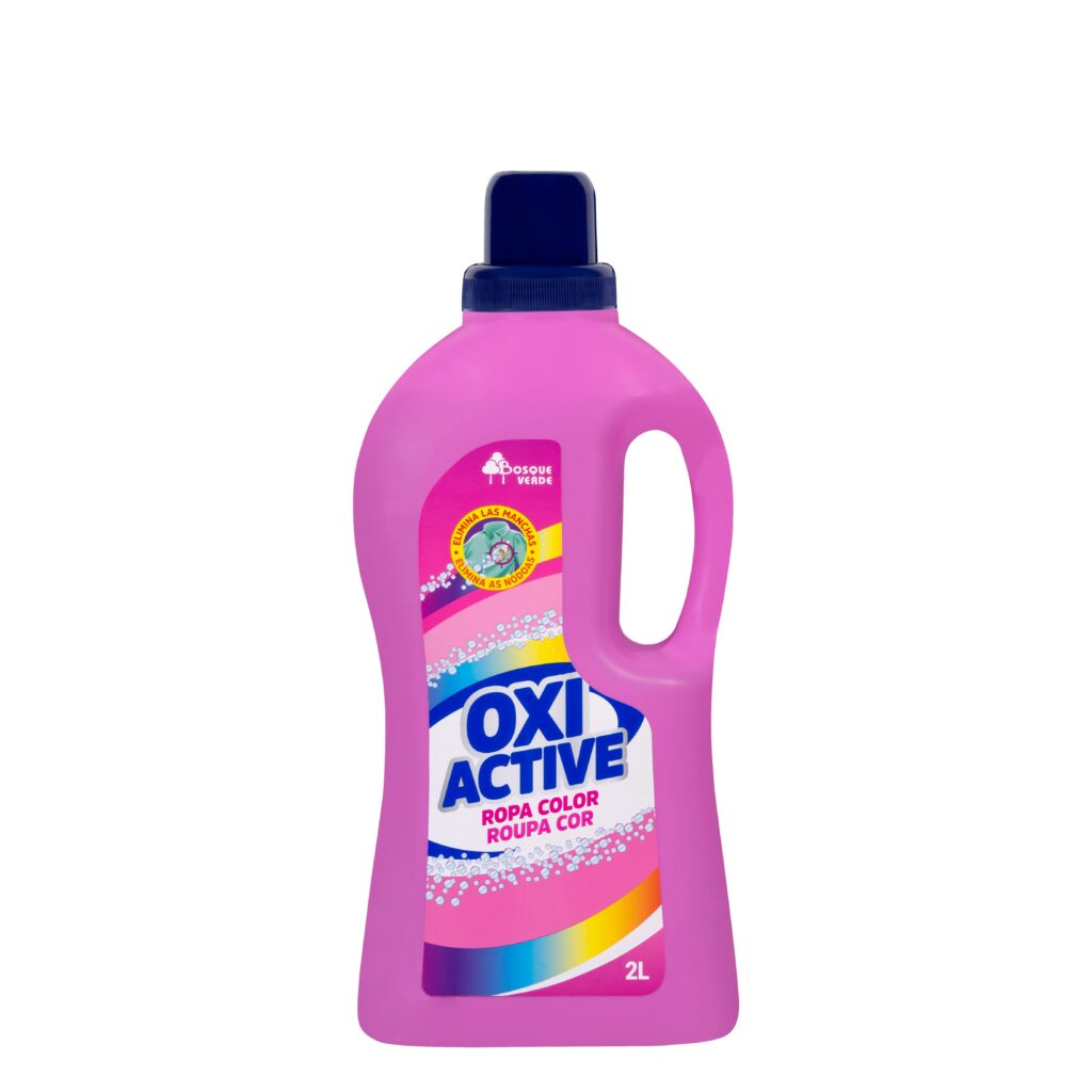 Activador del lavado ropa de color Oxi Active Bosque Verde en gel con oxígeno activo