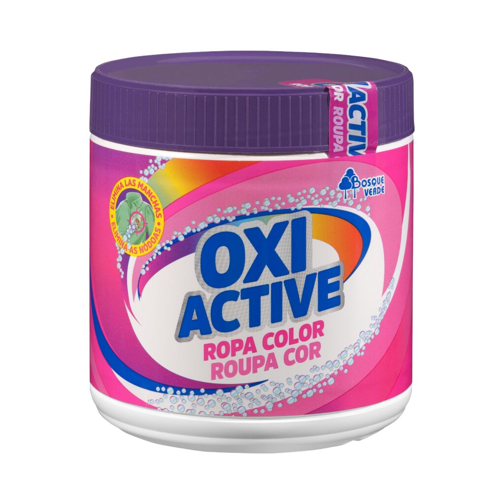 Activador quitamanchas ropa de color Oxi Active Bosque Verde en polvo con oxígeno activo