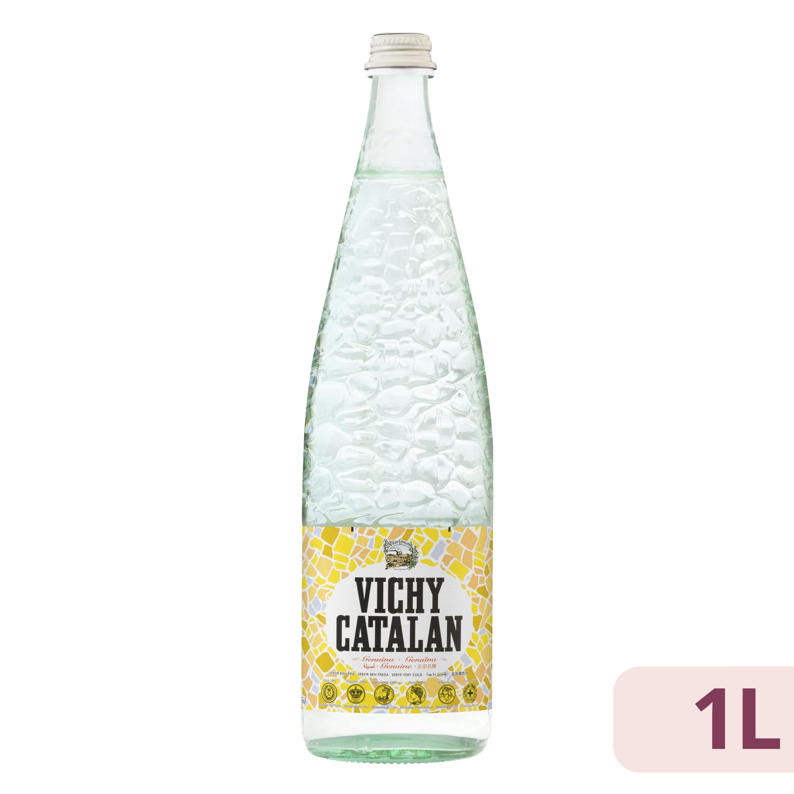 Agua mineral con gas grande Vichy Catalan Agua mineral con gas grande Vichy Catalan