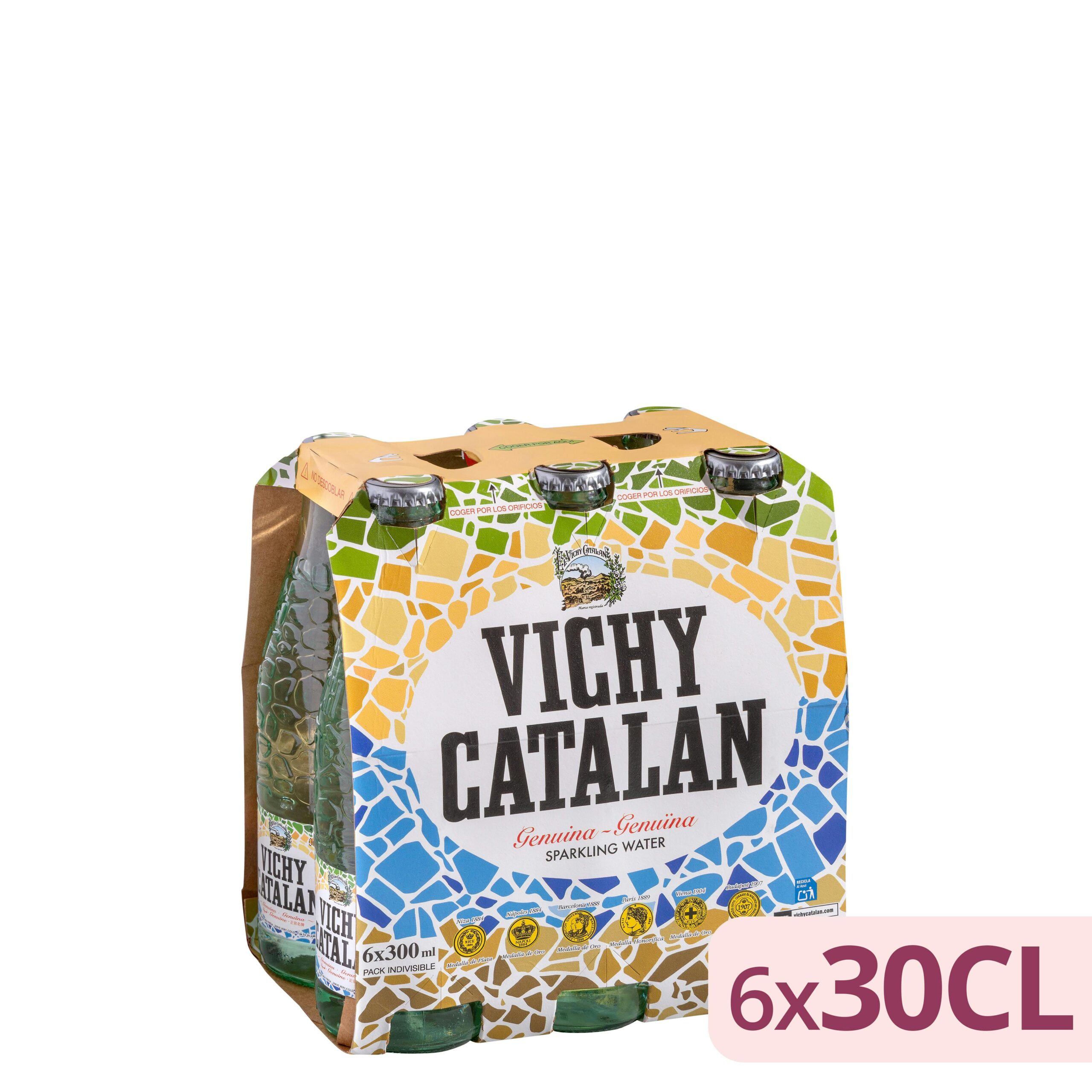 Agua mineral con gas pequeña Vichy Catalan Agua mineral con gas pequeña Vichy Catalan