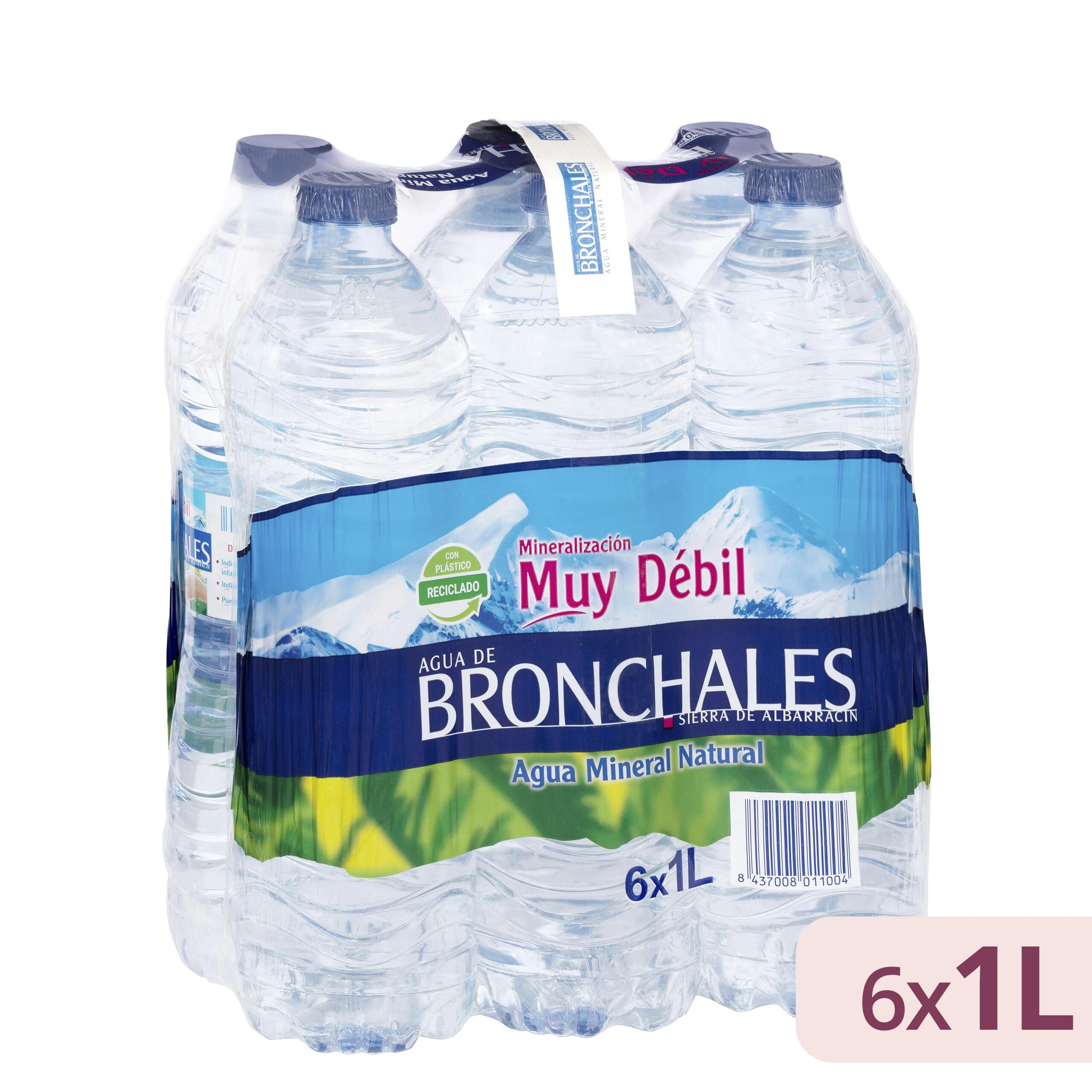 Agua mineral mediana Bronchales mineralización muy débil Agua mineral mediana Bronchales mineralización muy débil