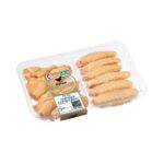 Alas partidas de pollo certificado alimentado con un 50% de maíz Alas partidas de pollo certificado alimentado con un 50% de maíz
