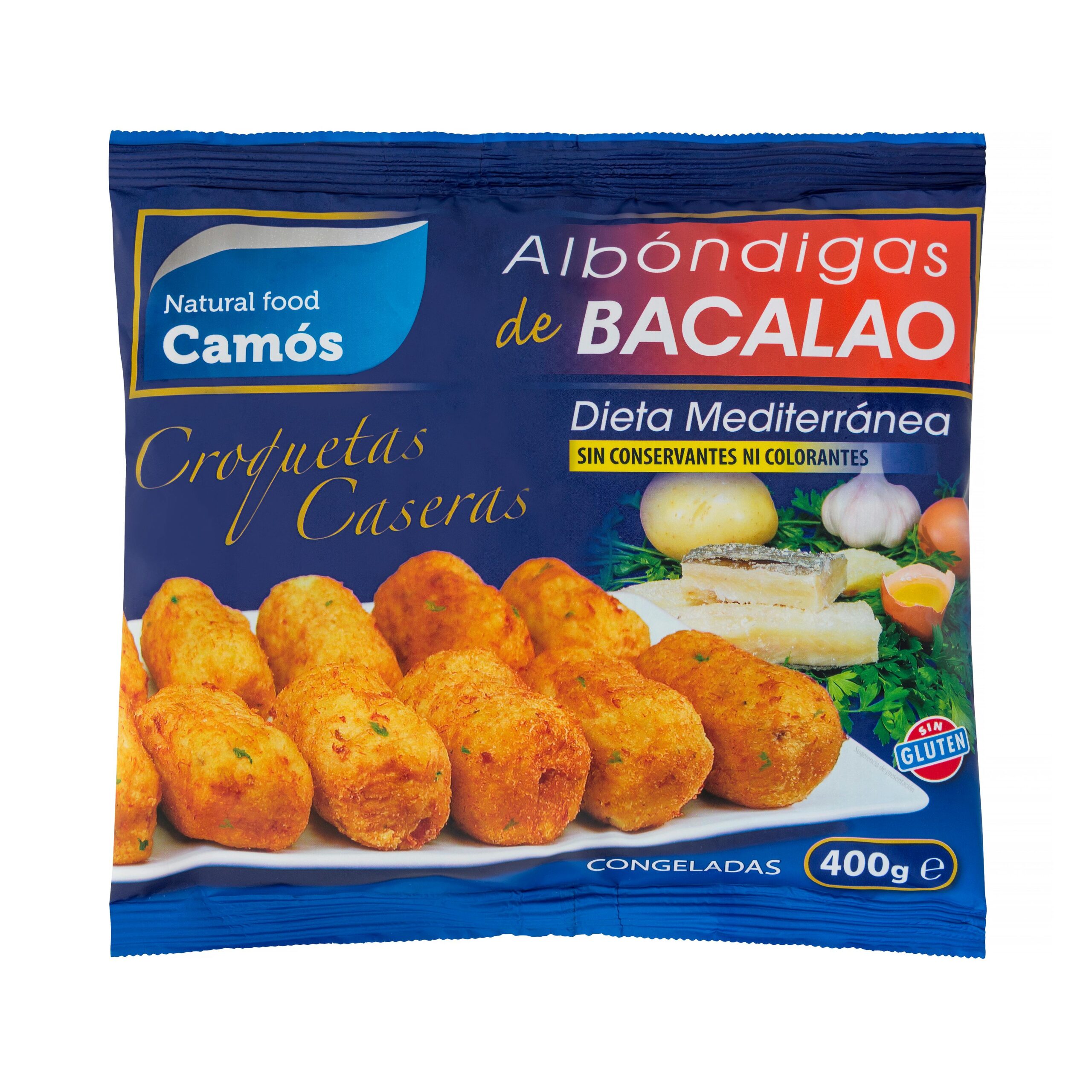 Albóndigas de bacalao Camós congeladas Mercadona