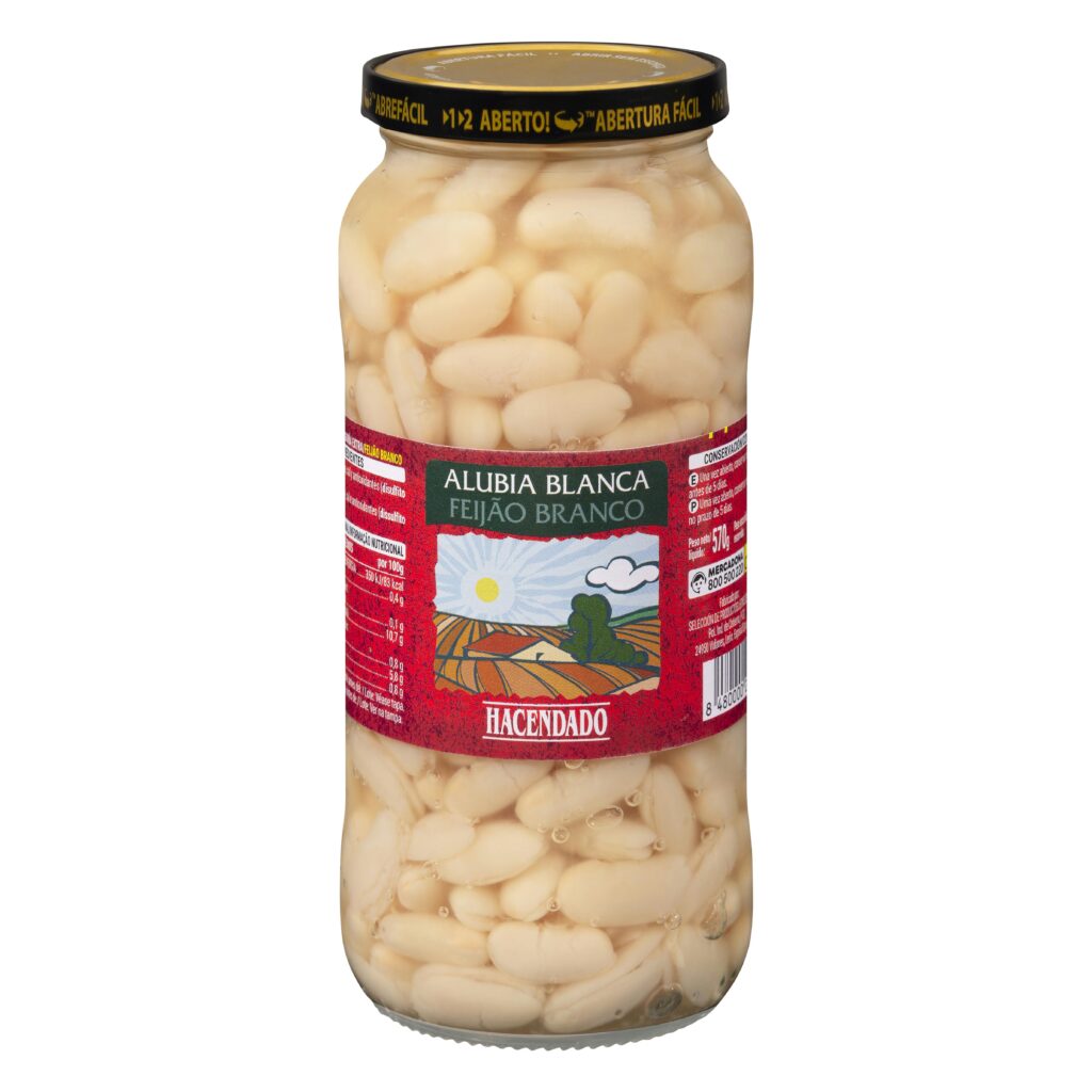 Alubia cocida blanca Hacendado