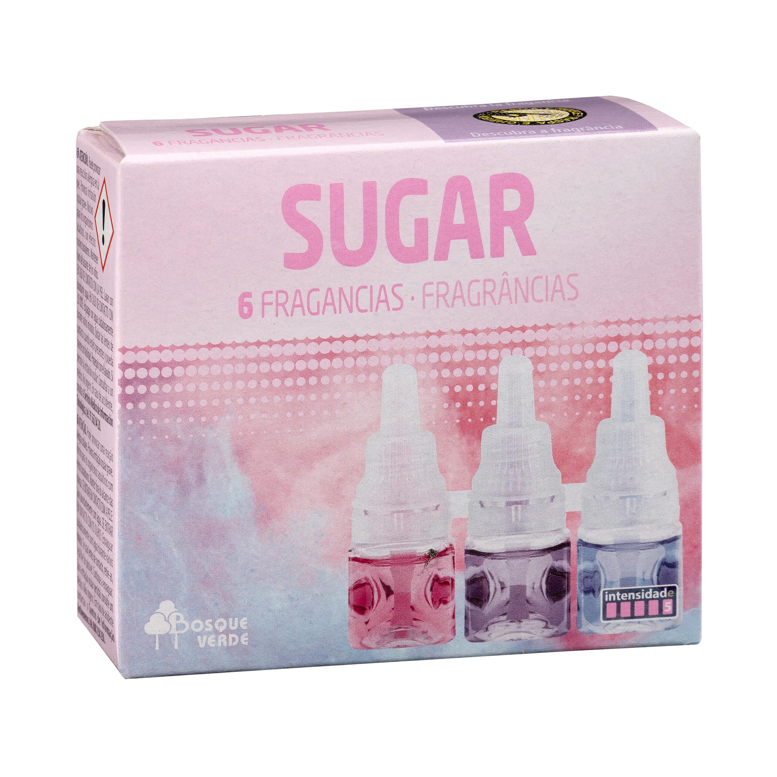 Ambientador eléctrico Sugar Bosque Verde 6 fragancias recambio Ambientador eléctrico Sugar Bosque Verde 6 fragancias recambio