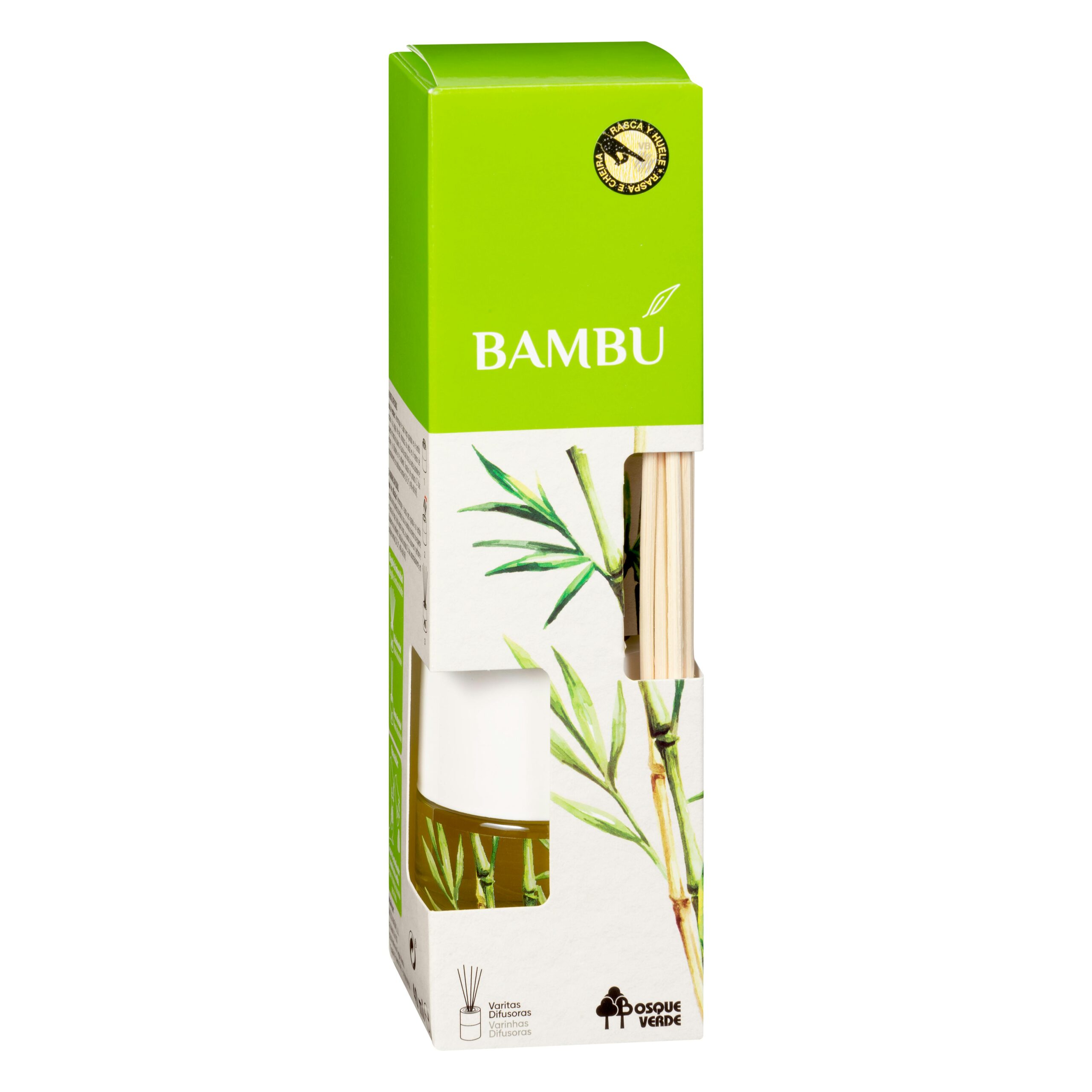 Ambientador varitas Bambú Bosque Verde