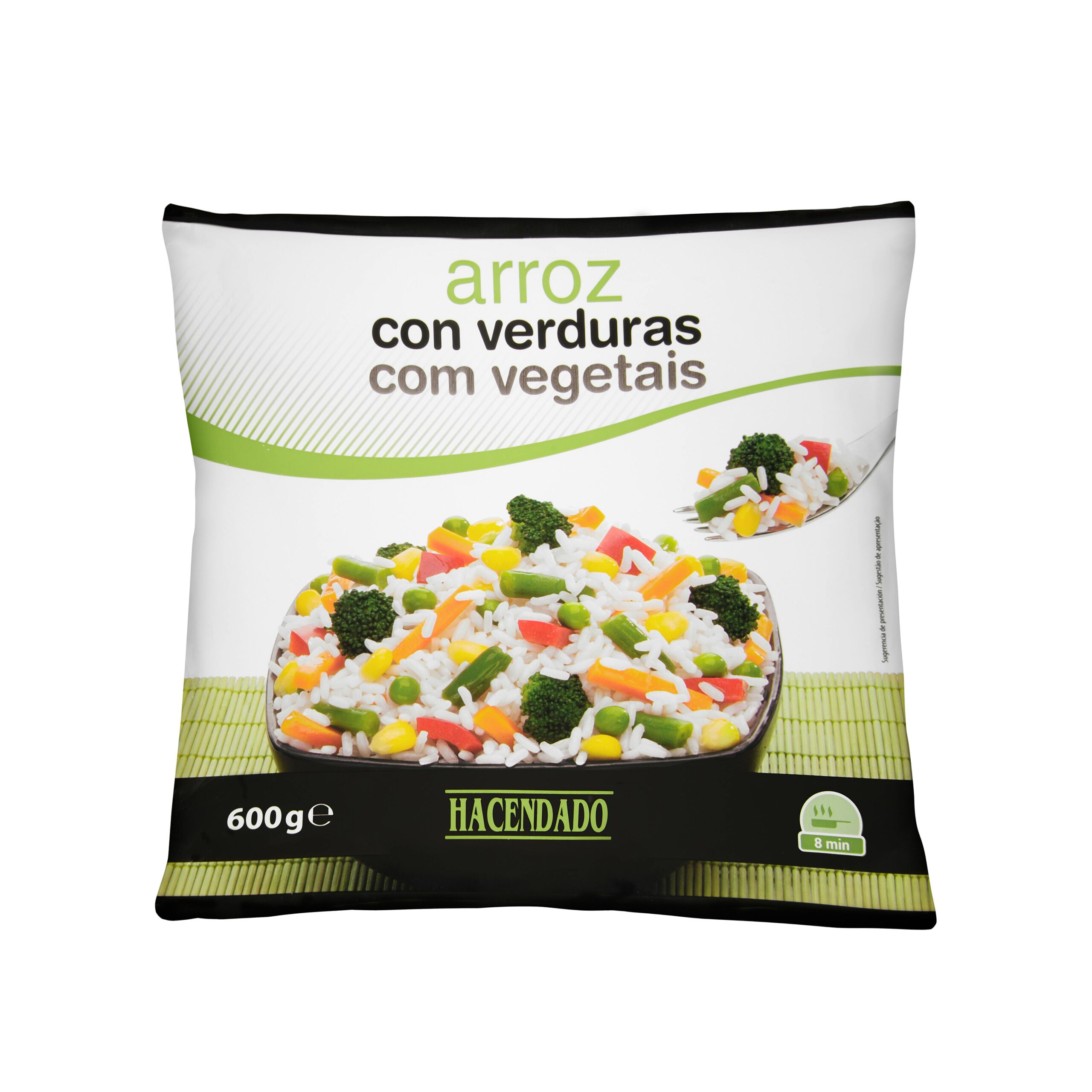 Arroz con verduras Hacendado ultracongelado Arroz con verduras Hacendado ultracongelado
