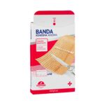 Bandas adhesivas fijación fuerte color beige Deliplus para cortar Bandas adhesivas fijación fuerte color beige Deliplus para cortar