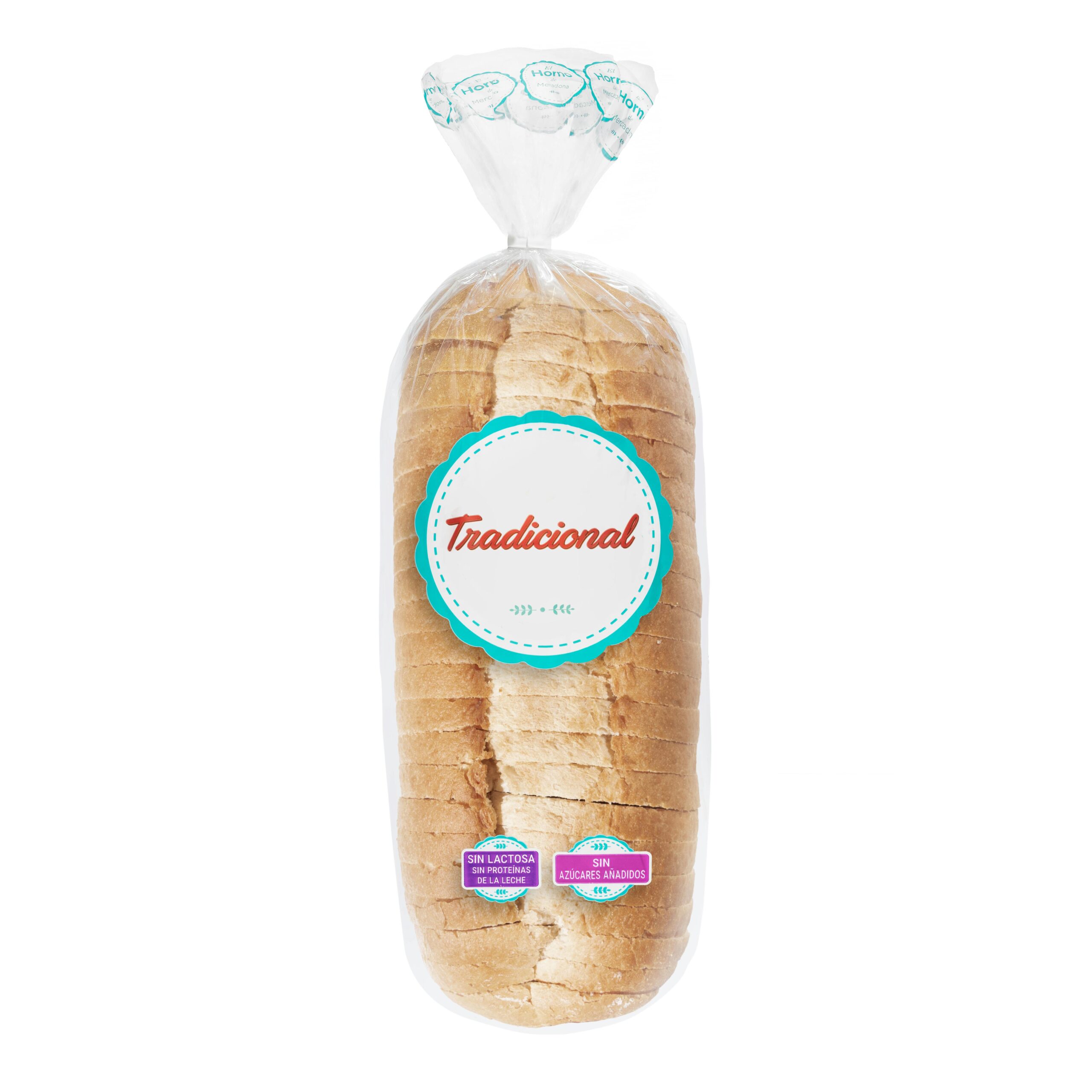 Barra de pan tradicional cortada Mercadona