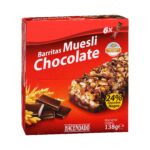 Barritas de cereales muesli Hacendado con chocolate Barritas de cereales muesli Hacendado con chocolate