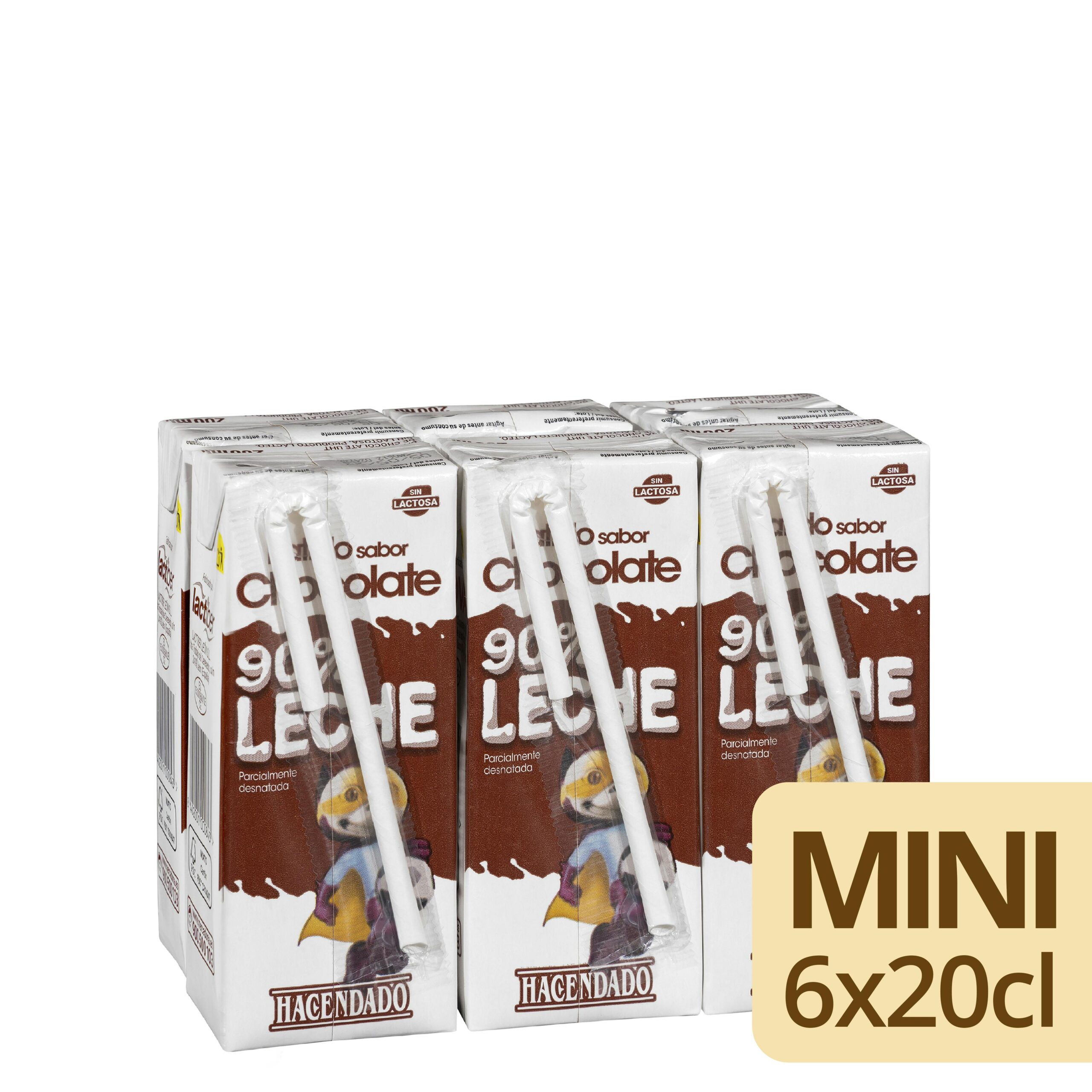 Batido de chocolate 90% leche Hacendado Mercadona