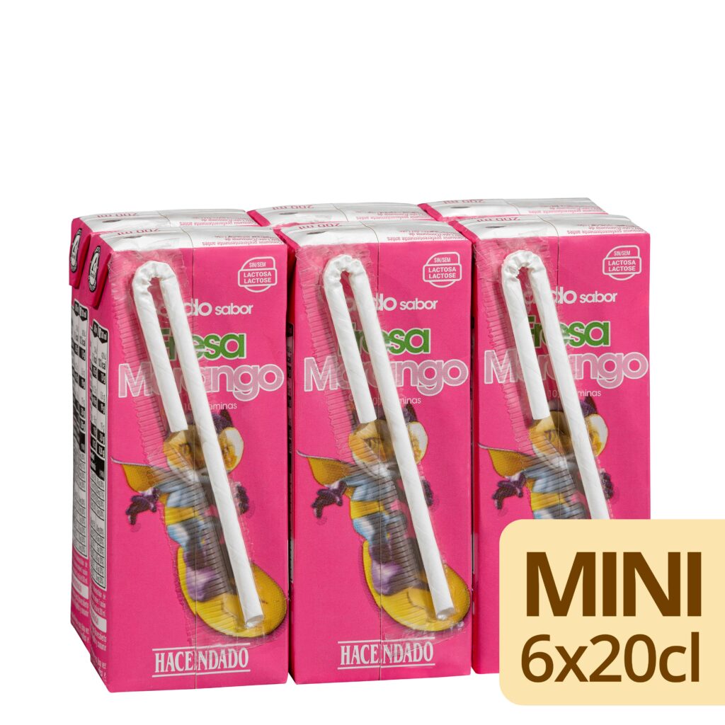 Batido sabor fresa Hacendado