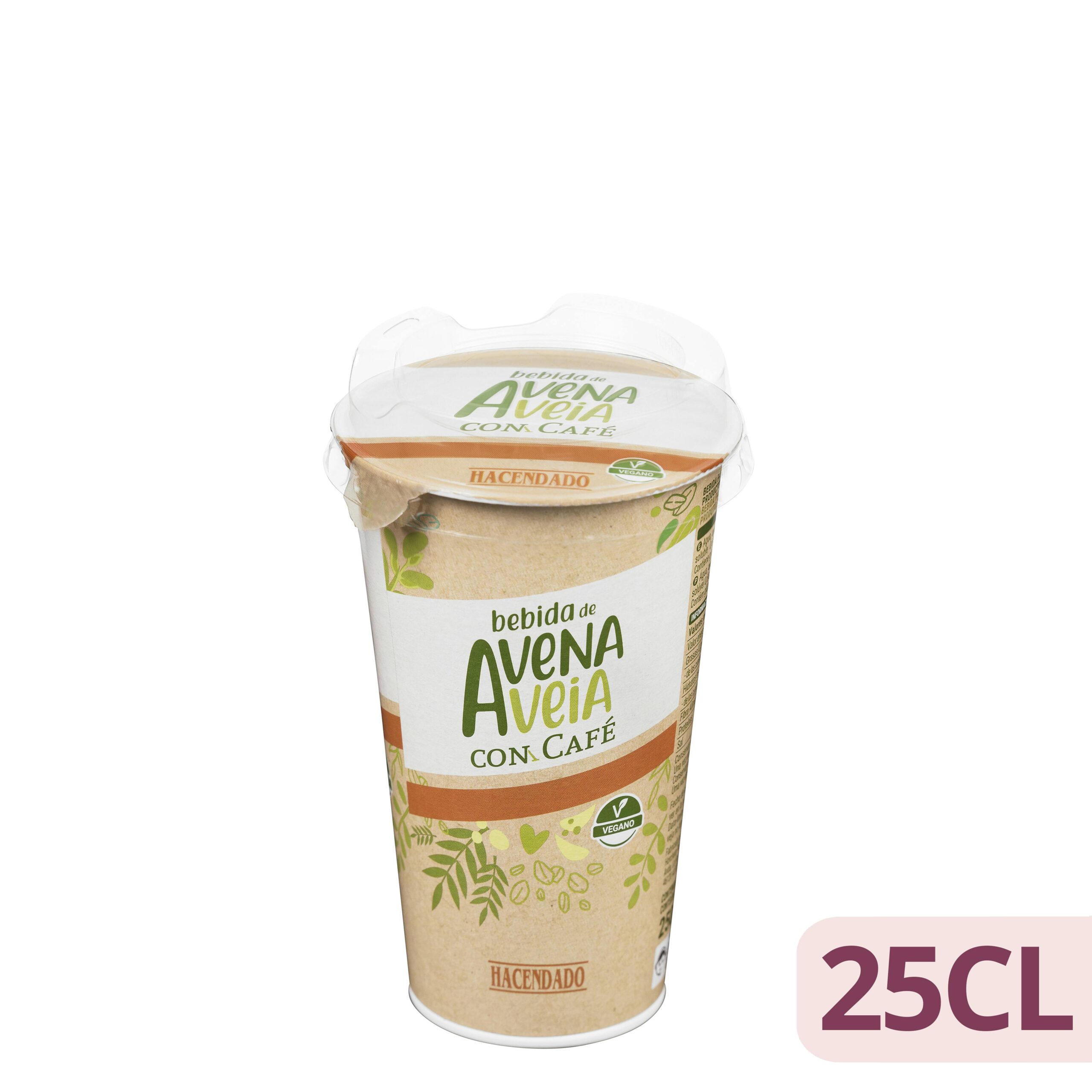 Bebida de avena con café Hacendado Mercadona