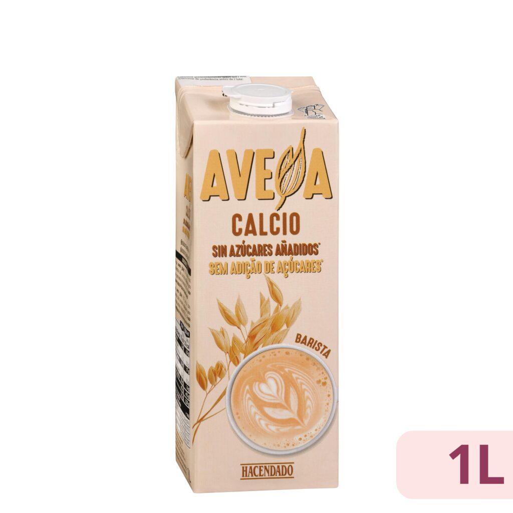 Bebida de avena sin azúcares añadidos Hacendado