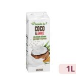 Bebida de coco y arroz sin azúcares añadidos Hacendado Bebida de coco y arroz sin azúcares añadidos Hacendado