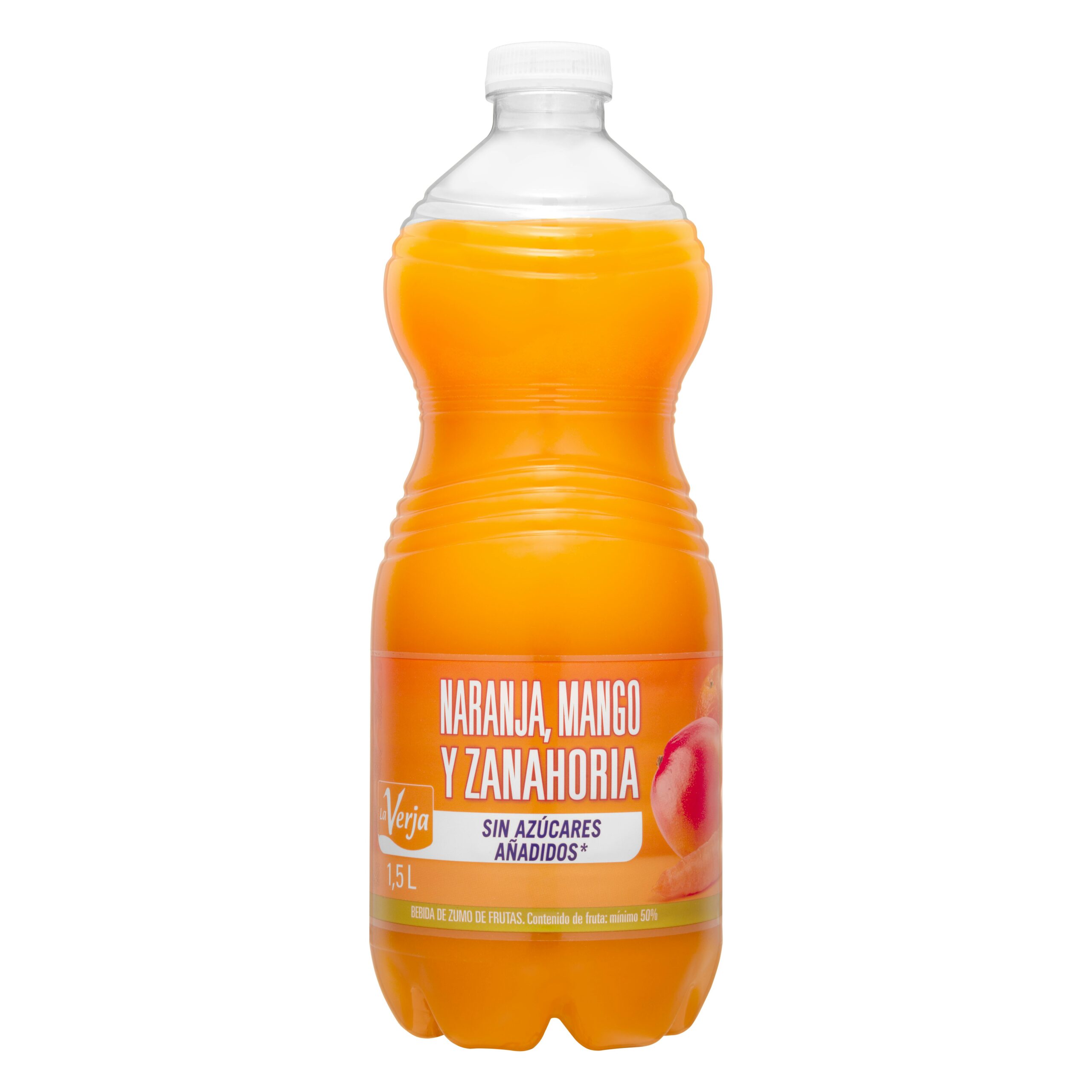 Bebida de zumo de naranja, mango y zanahoria La Verja sin azúcares añadidos Mercadona