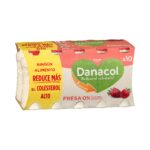 Bebida láctea de fresa Danacol 0% azúcares añadidos Danone Bebida láctea de fresa Danacol 0% azúcares añadidos Danone