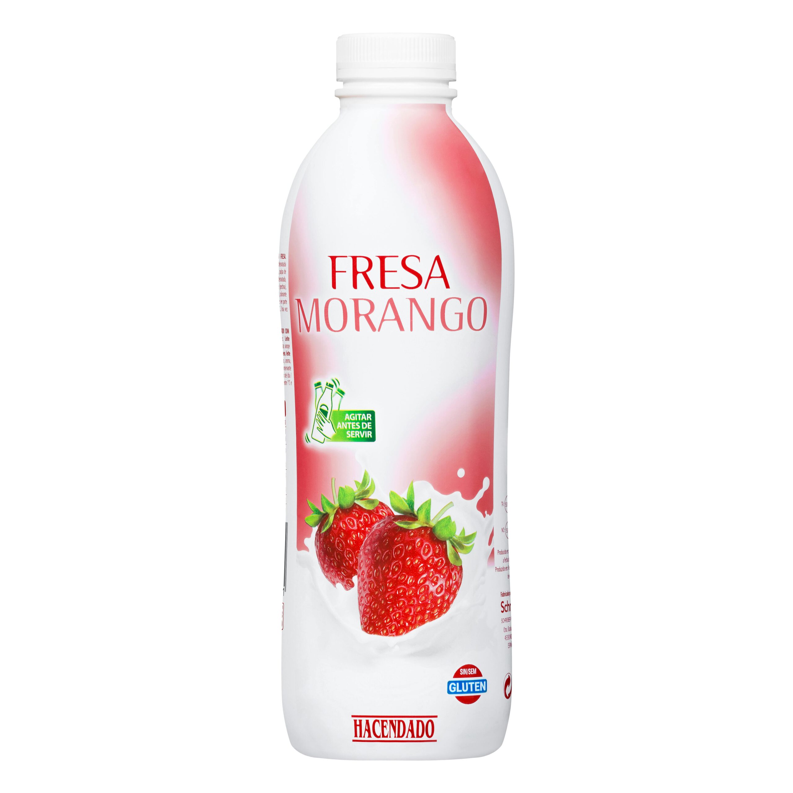 Bebida láctea de fresa Hacendado Mercadona