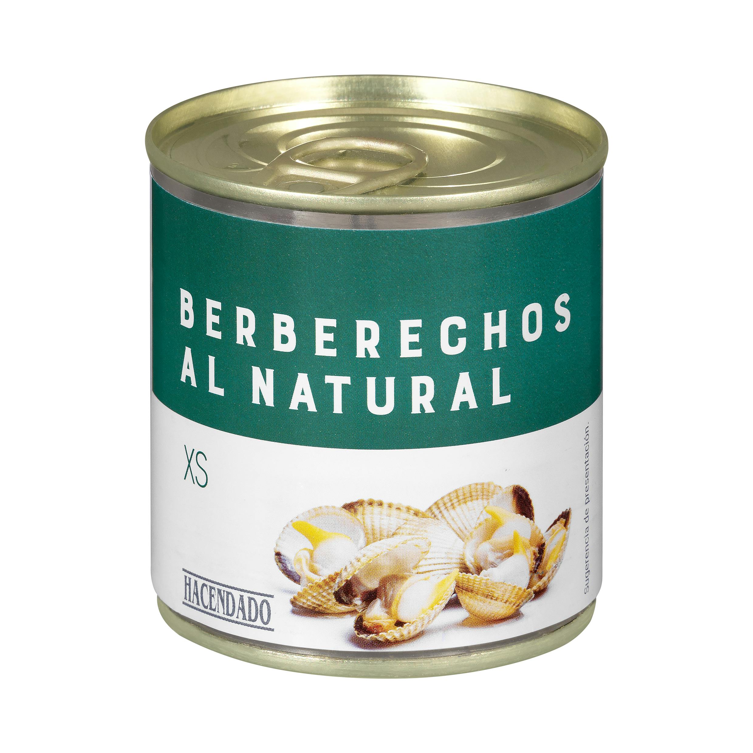 Berberecho al natural XS Hacendado Mercadona