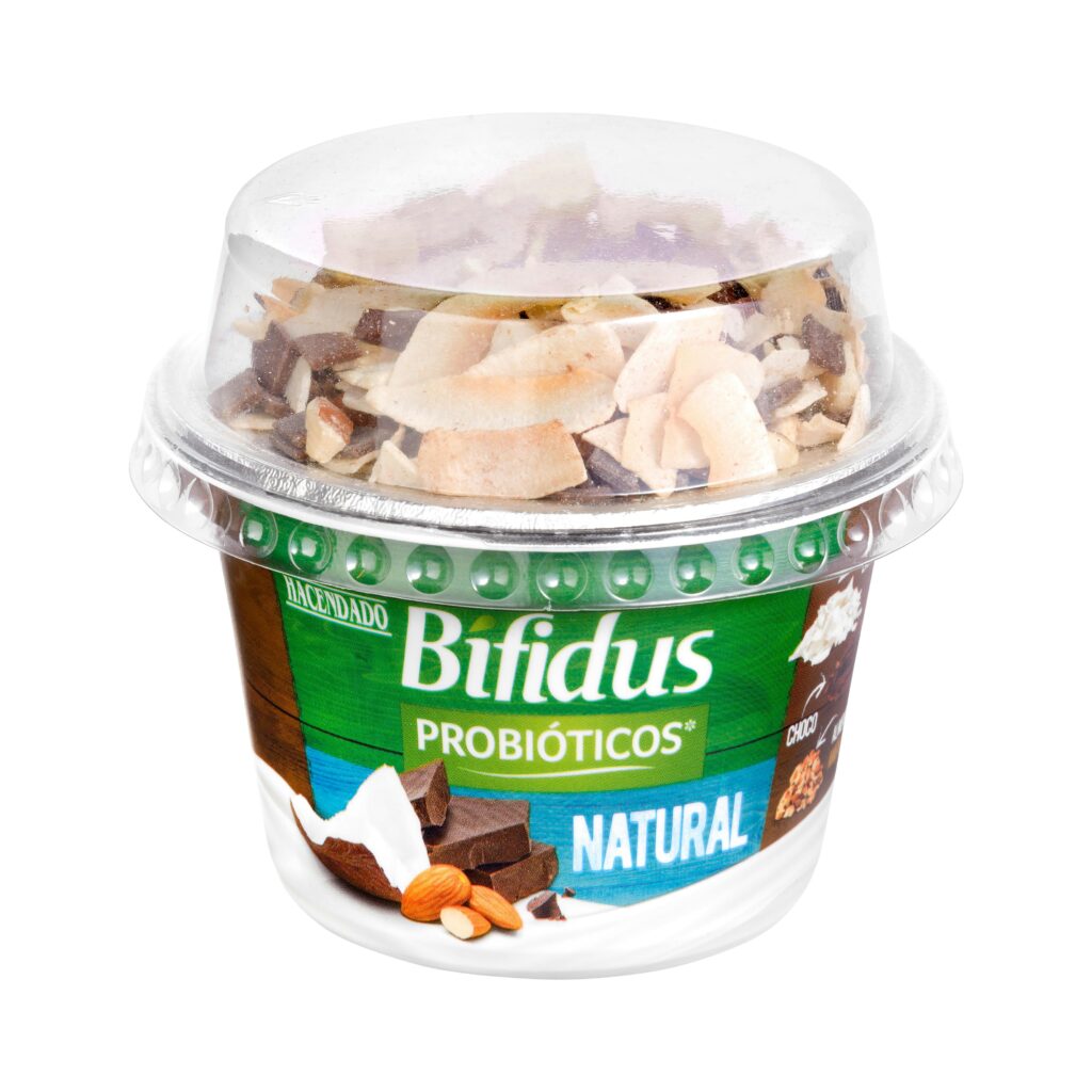 Bífidus natural probiótico Hacendado con coco