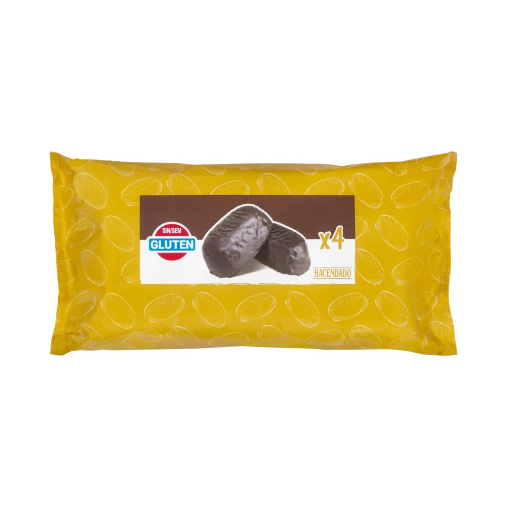 Bizcocho de chocolate sin gluten Hacendado