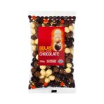 Bolas de cereal bañadas Hacendado de chocolate negro