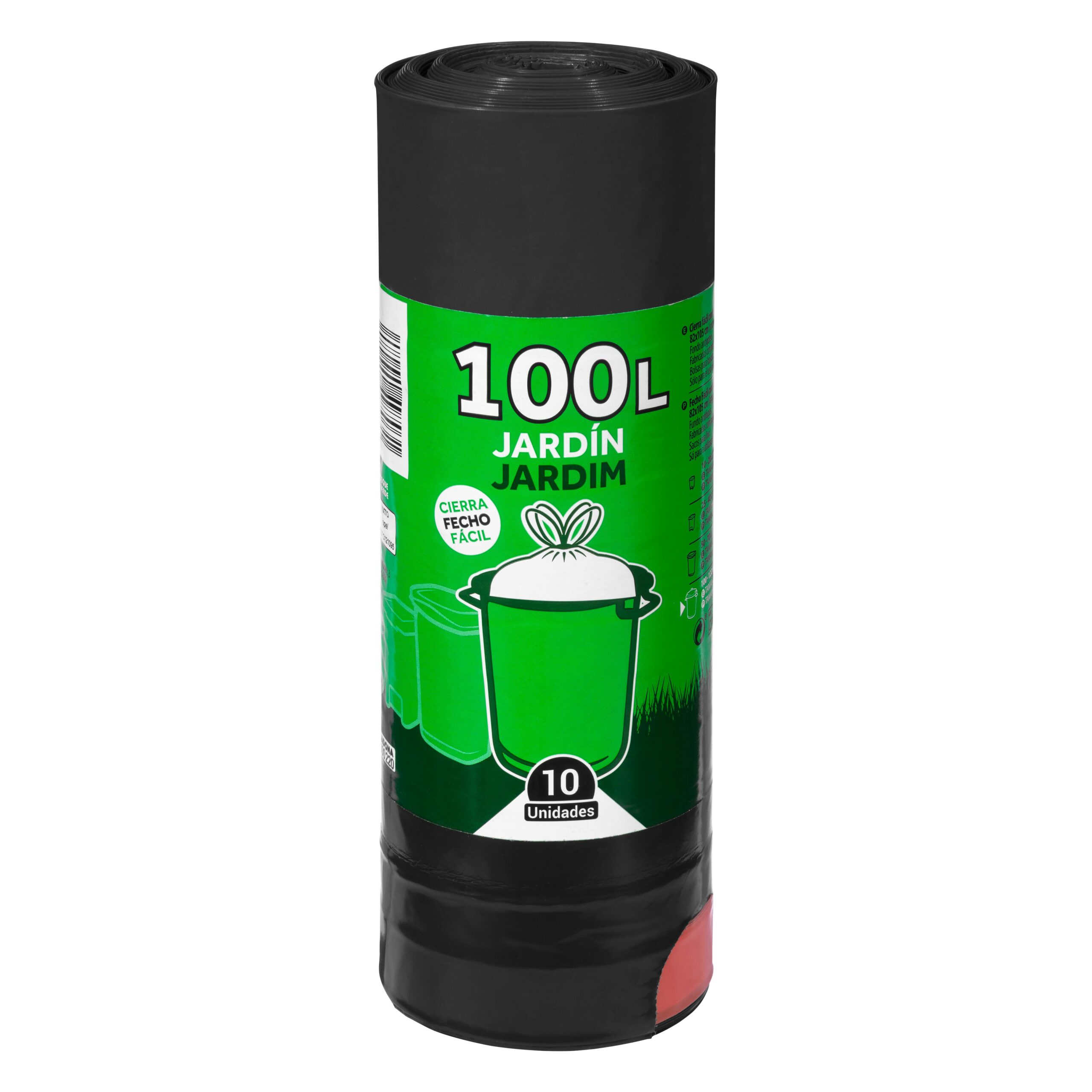 Bolsa de basura jardín Bosque Verde 100L cubo industrial Mercadona