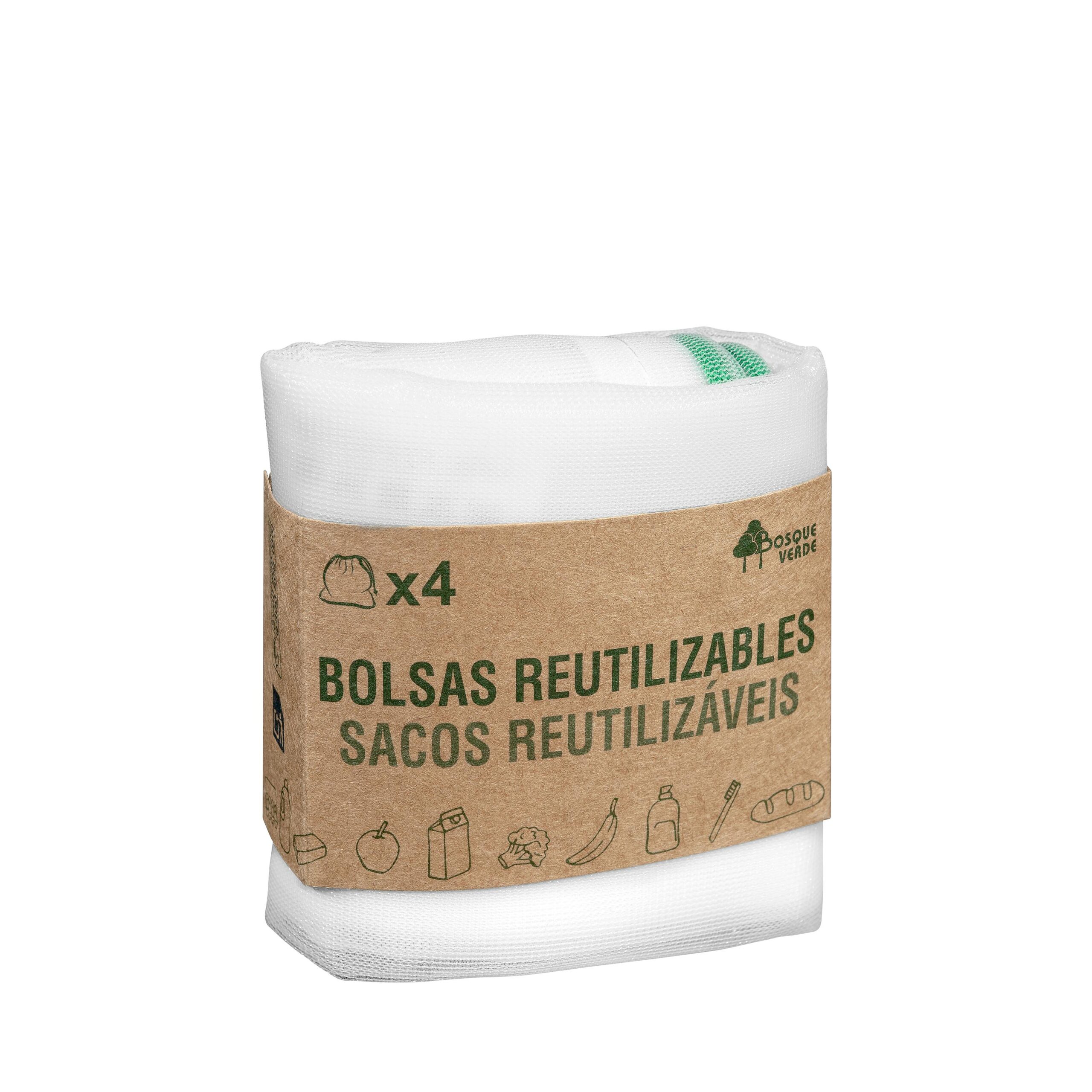 Bolsas reutilizables Bosque Verde Mercadona