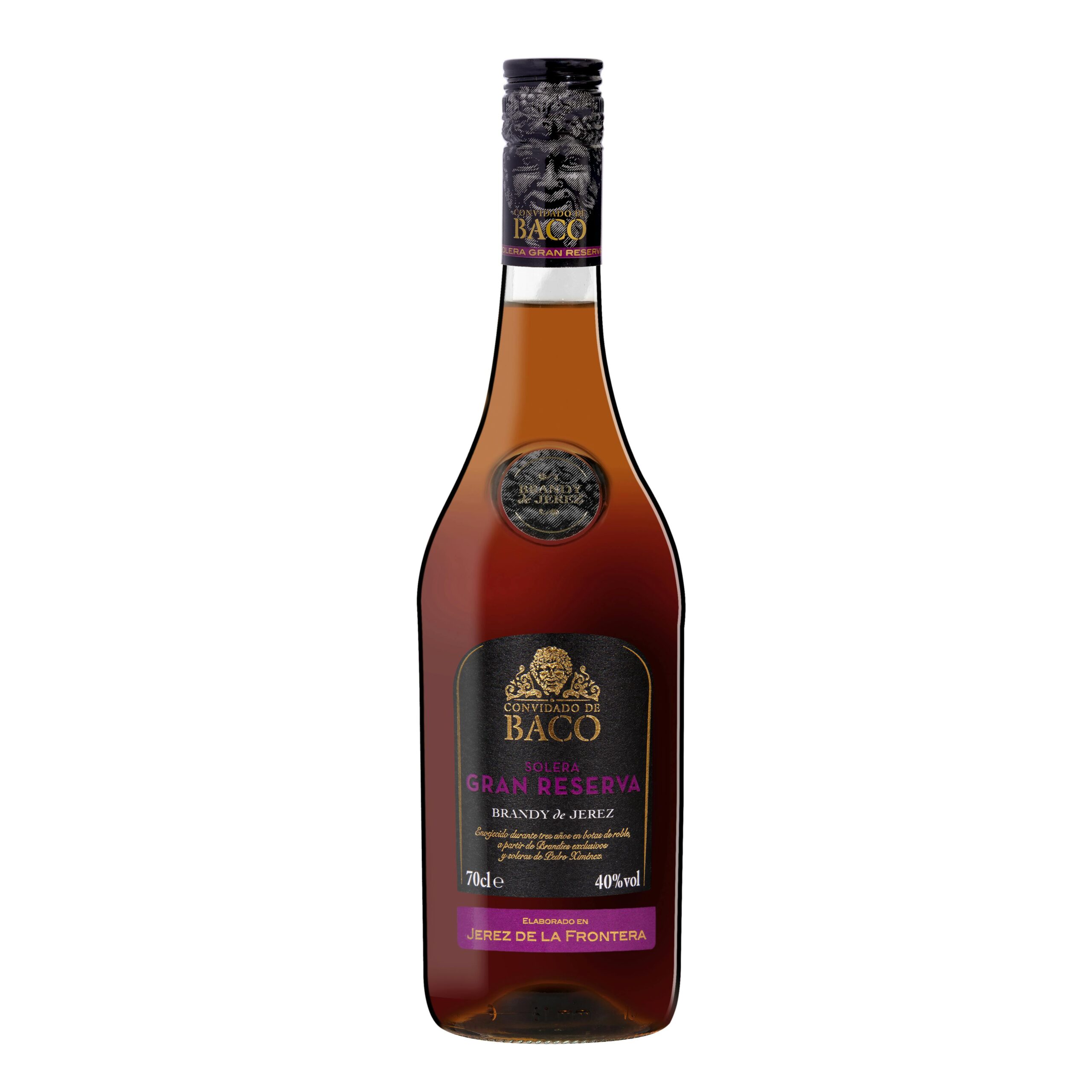 Brandy de Jerez solera gran reserva Convidado de Baco Mercadona