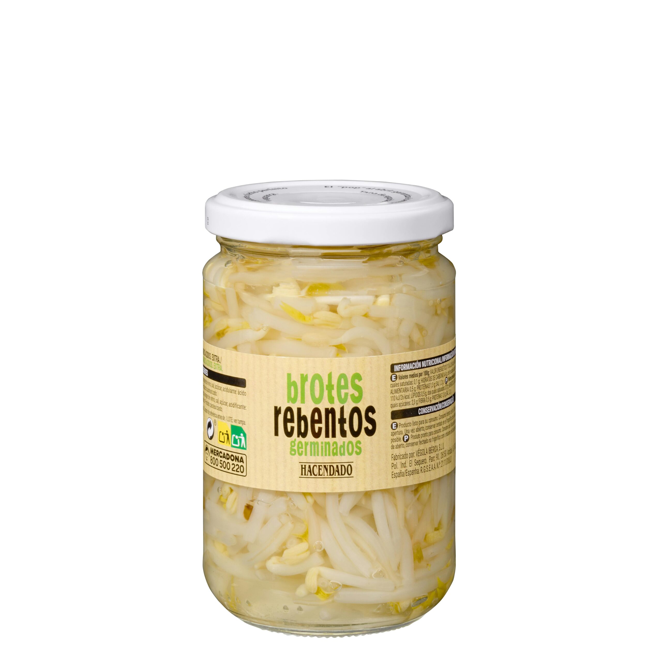 Brotes germinados Hacendado Mercadona