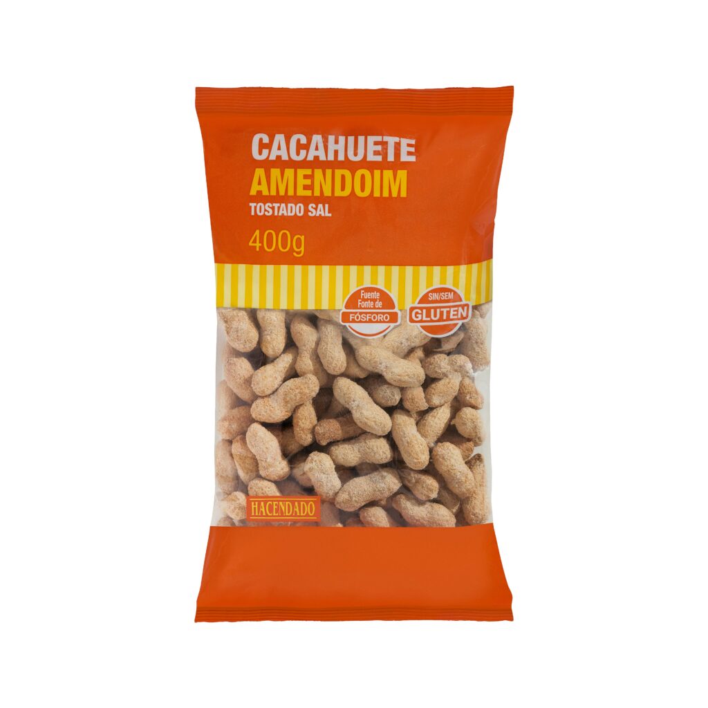 Cacahuete tostado con sal Hacendado