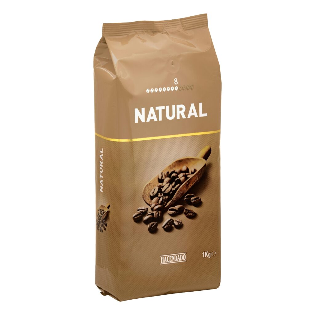 Café en grano natural Hacendado