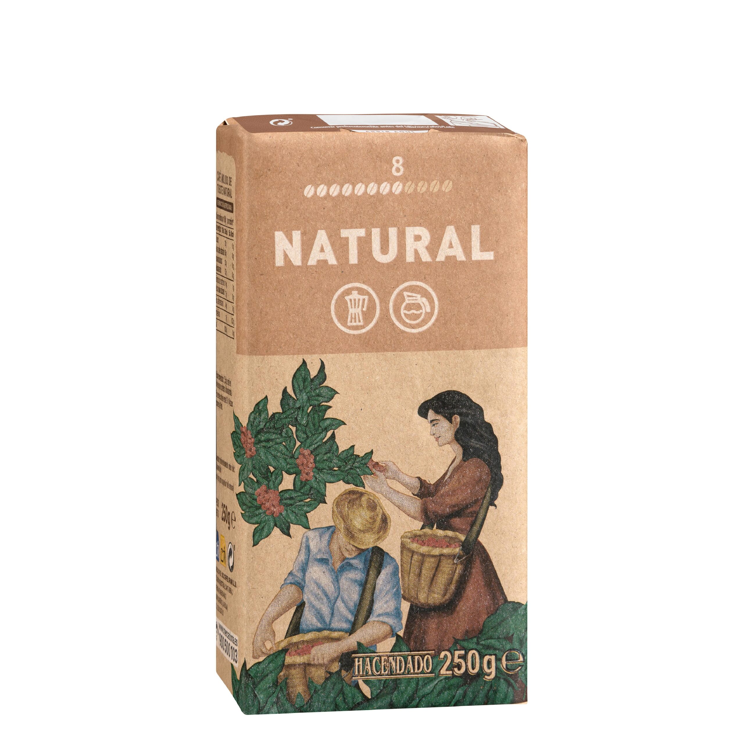 Café molido natural Hacendado Mercadona