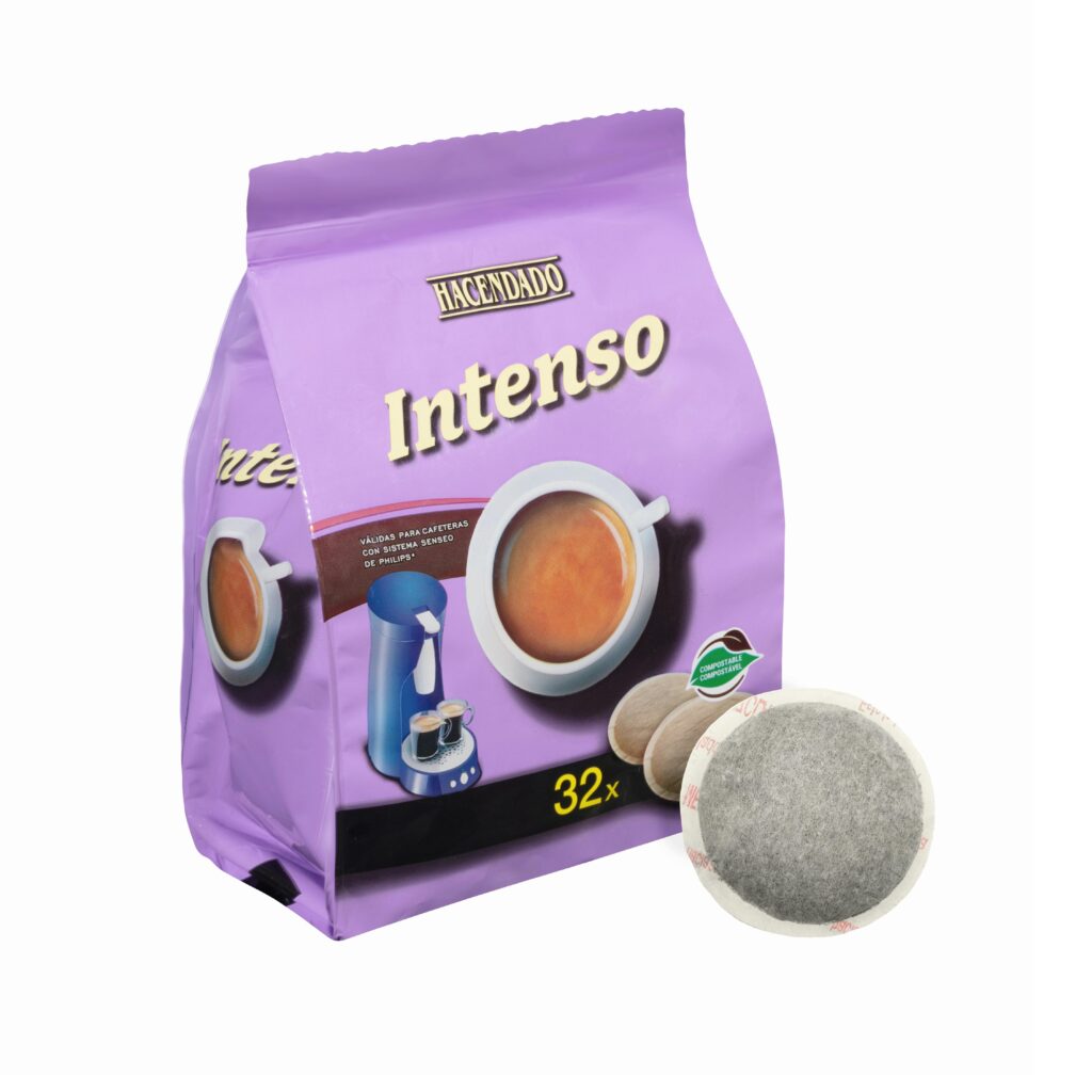Café monodosis intenso Hacendado compatibles sistema Senseo