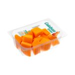 Calabaza cacahuete cortada a trozos Calabaza cacahuete cortada a trozos