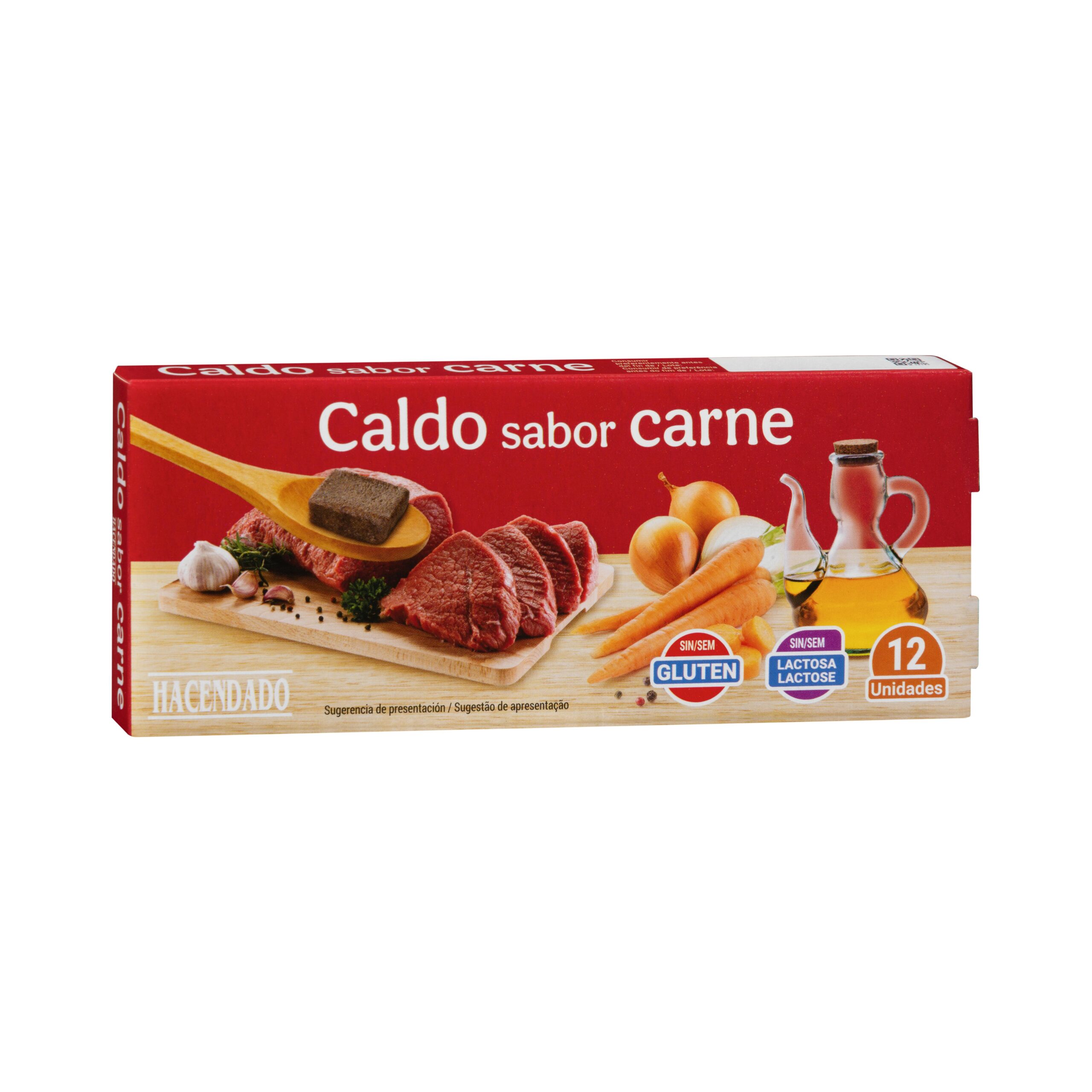 Caldo de carne Hacendado en pastillas Mercadona