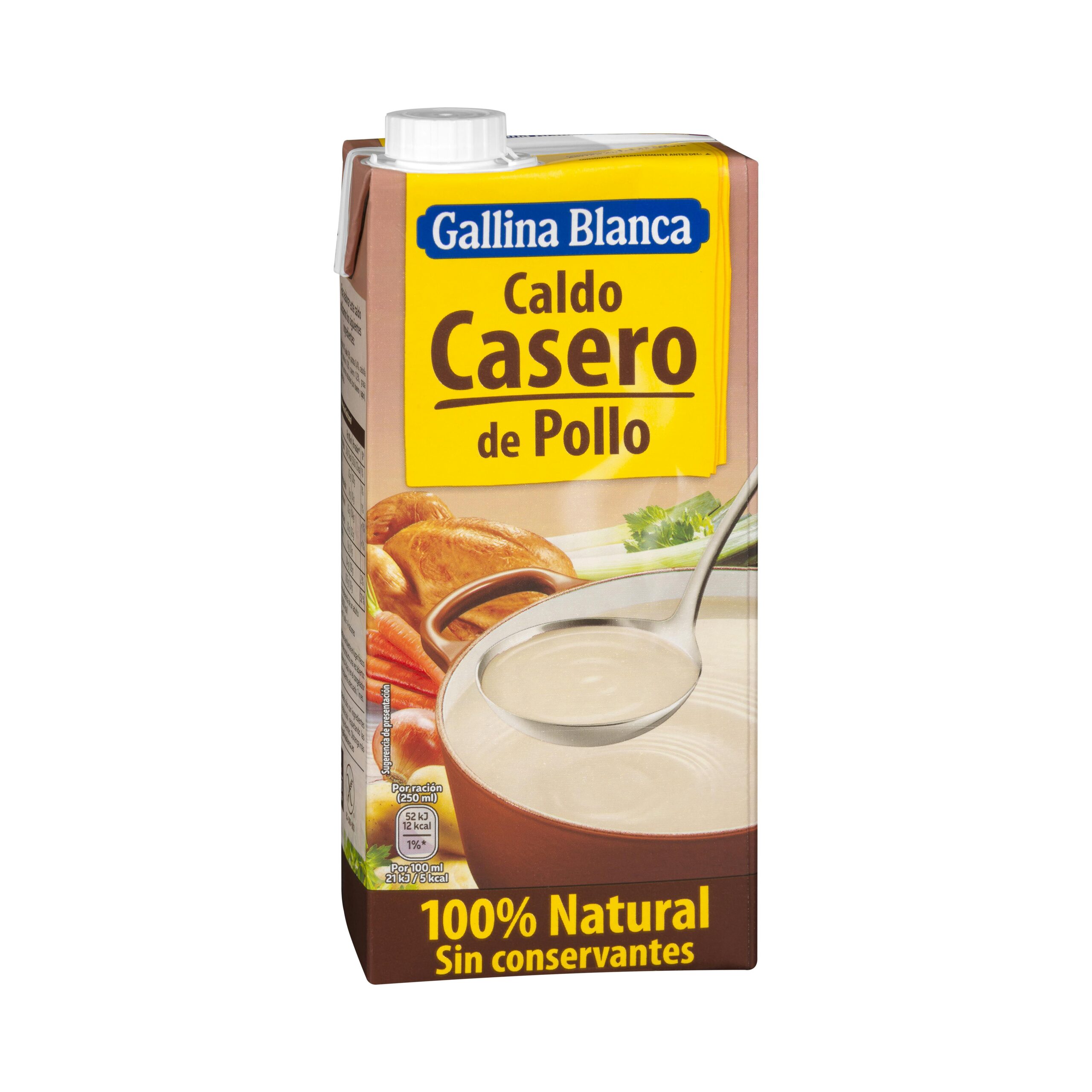 Caldo de pollo casero Gallina Blanca Mercadona