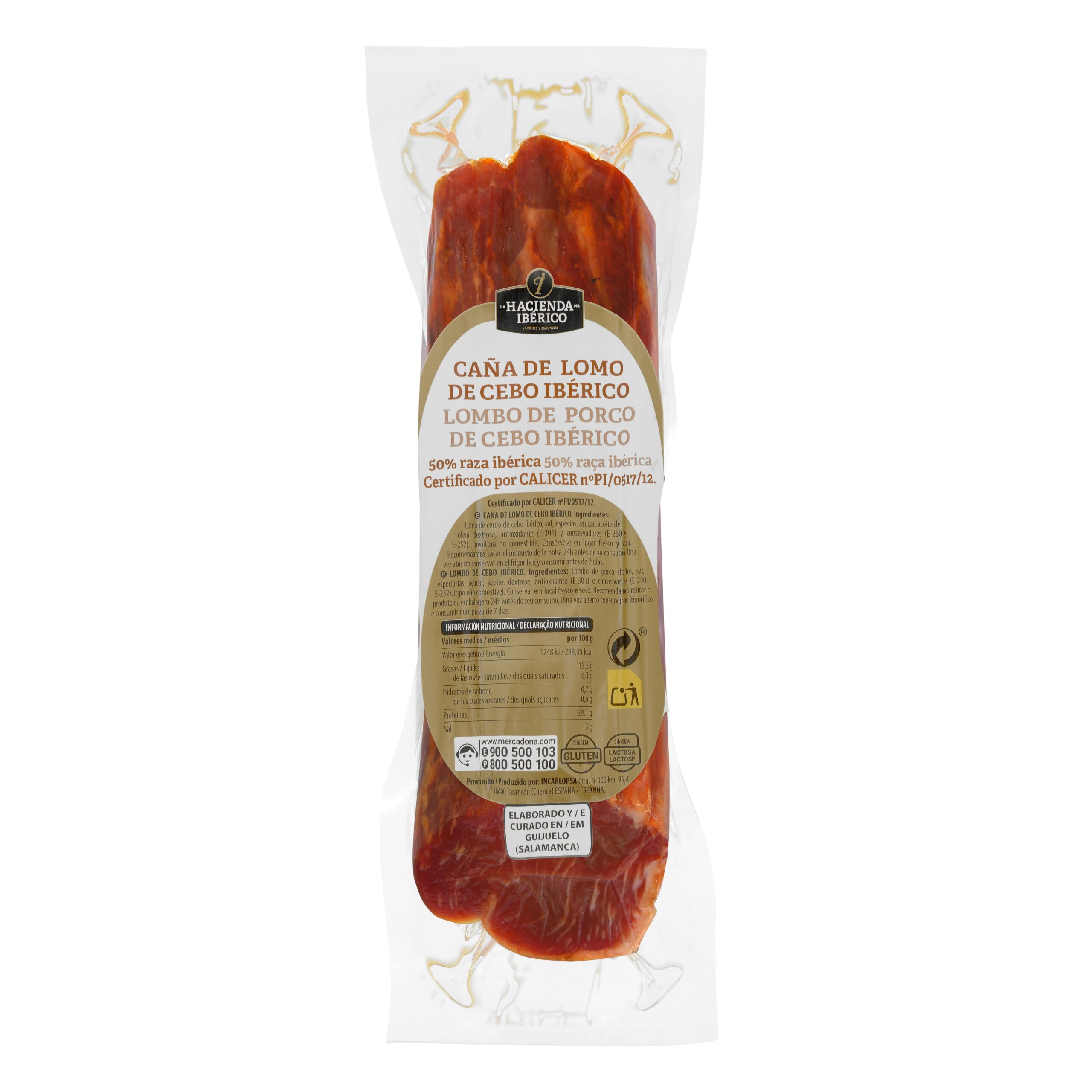 Caña de lomo cebo ibérico La Hacienda del ibérico Mercadona