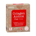 Cápsulas Colagen Antiox piel Deliplus contiene colágeno, ácido hialurónico, wakame y Q10 elaborado a base de especies vegetales, vitaminas y minerales Cápsulas Colagen Antiox piel Deliplus contiene colágeno