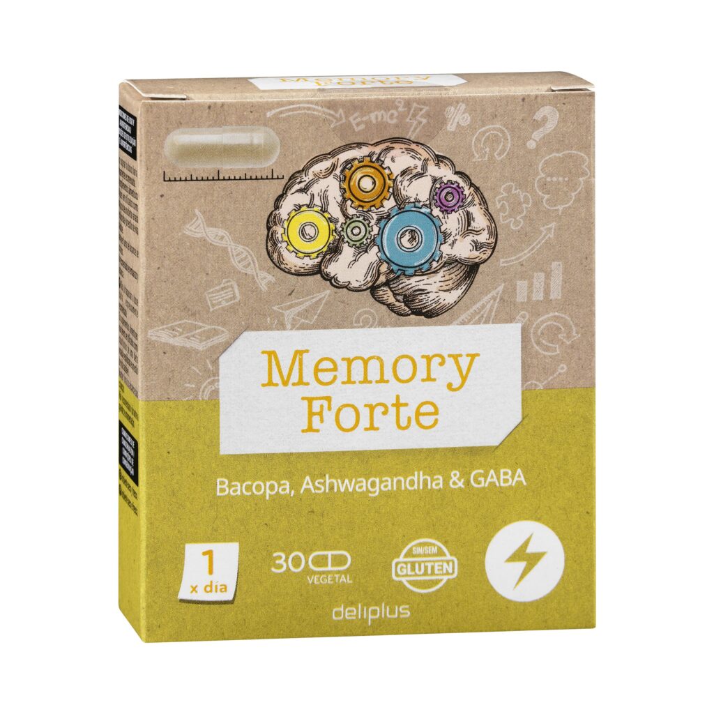 Cápsulas Memory Forte Deliplus contiene bacopa