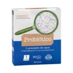 Cápsulas Probiótico Deliplus contiene 5 variedades de cepas elaborado a base de microorganismos y fos