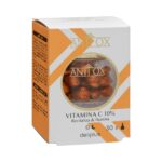 Cápsulas vitamina C 10% Antiox Deliplus revitaliza e ilumina