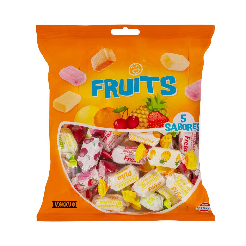 Caramelos blandos Fruits Hacendado sabor limón