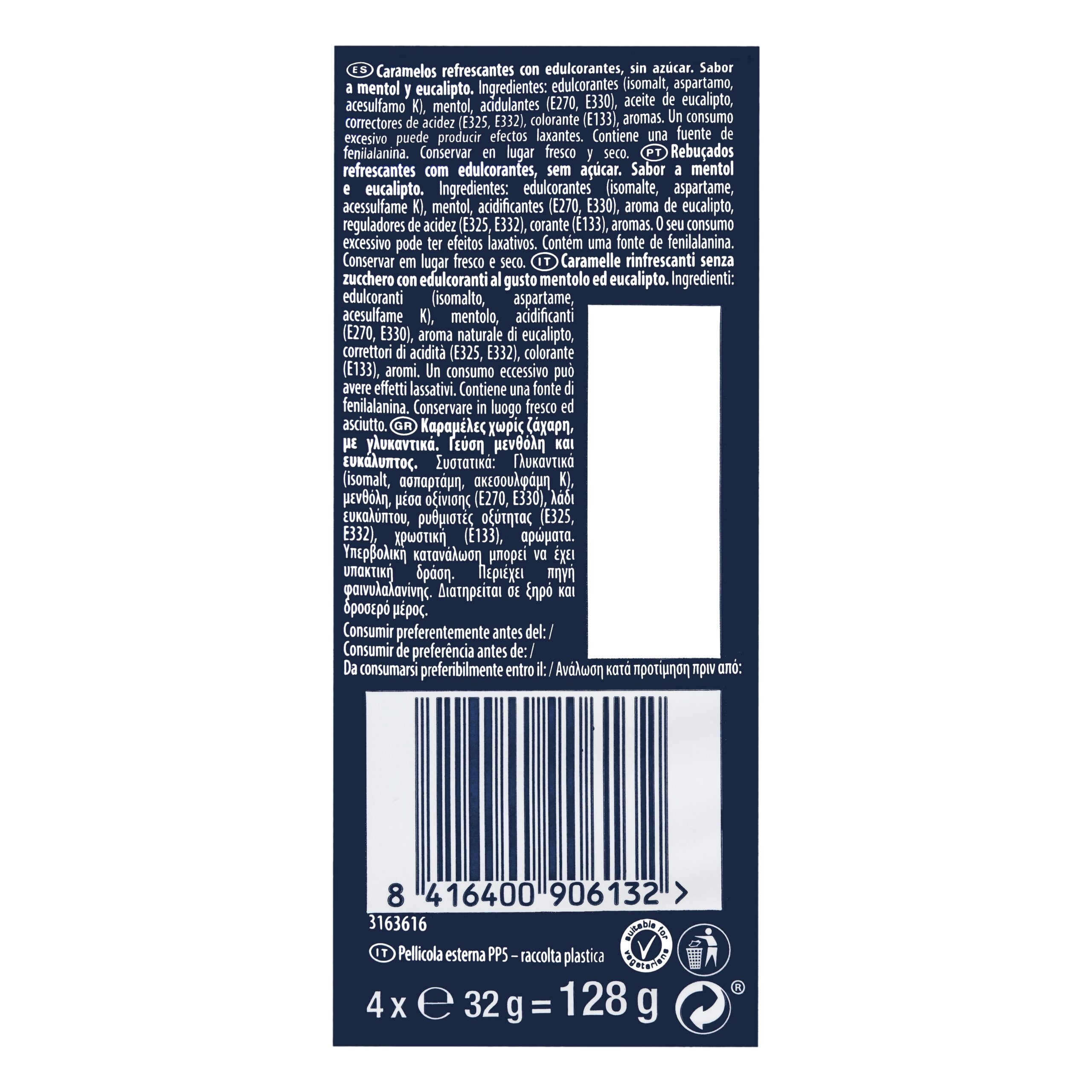Etiqueta Caramelos original Halls